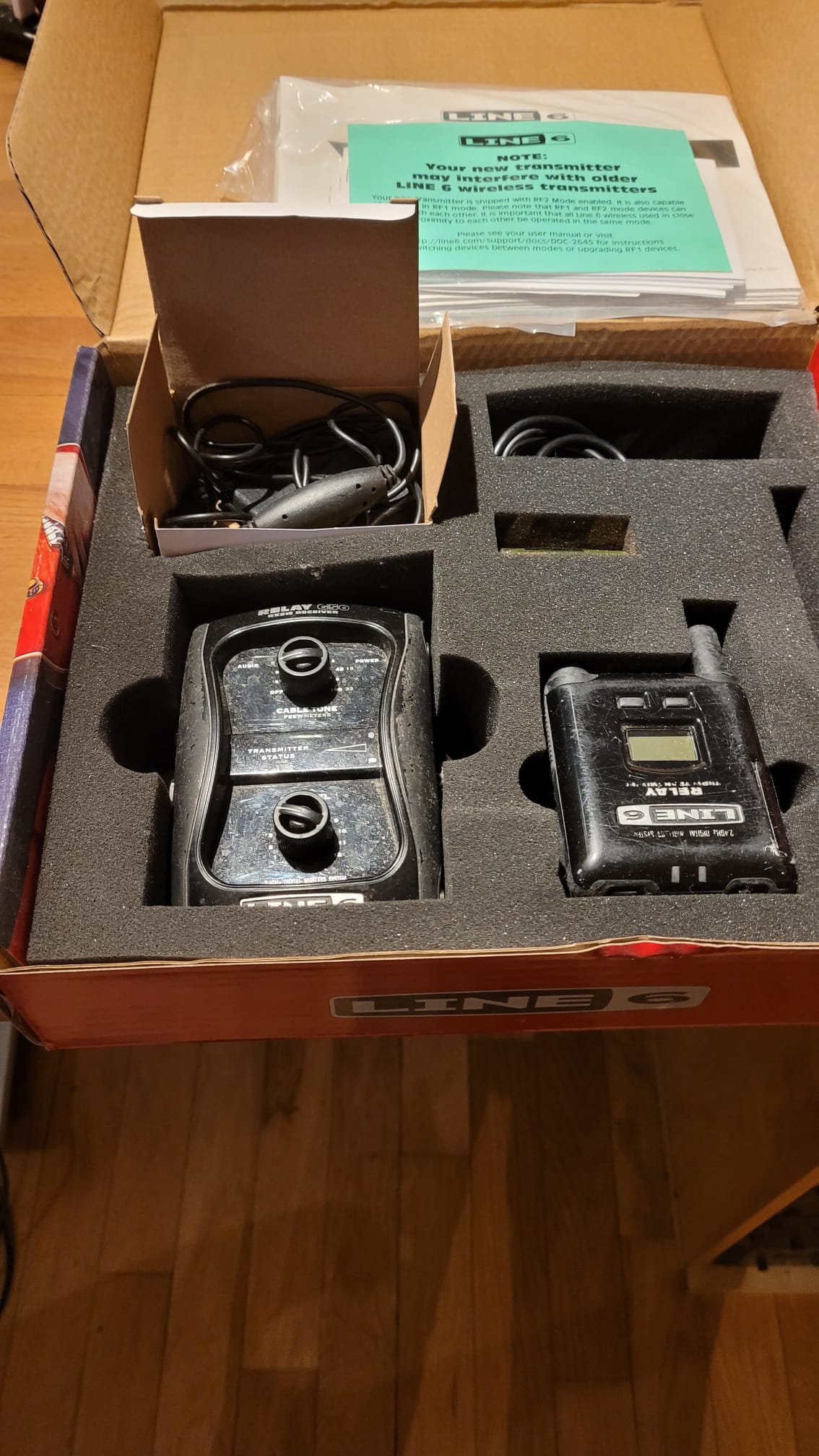 Line 6 Relay G50 – Système sans fil guitare/basse – 200€