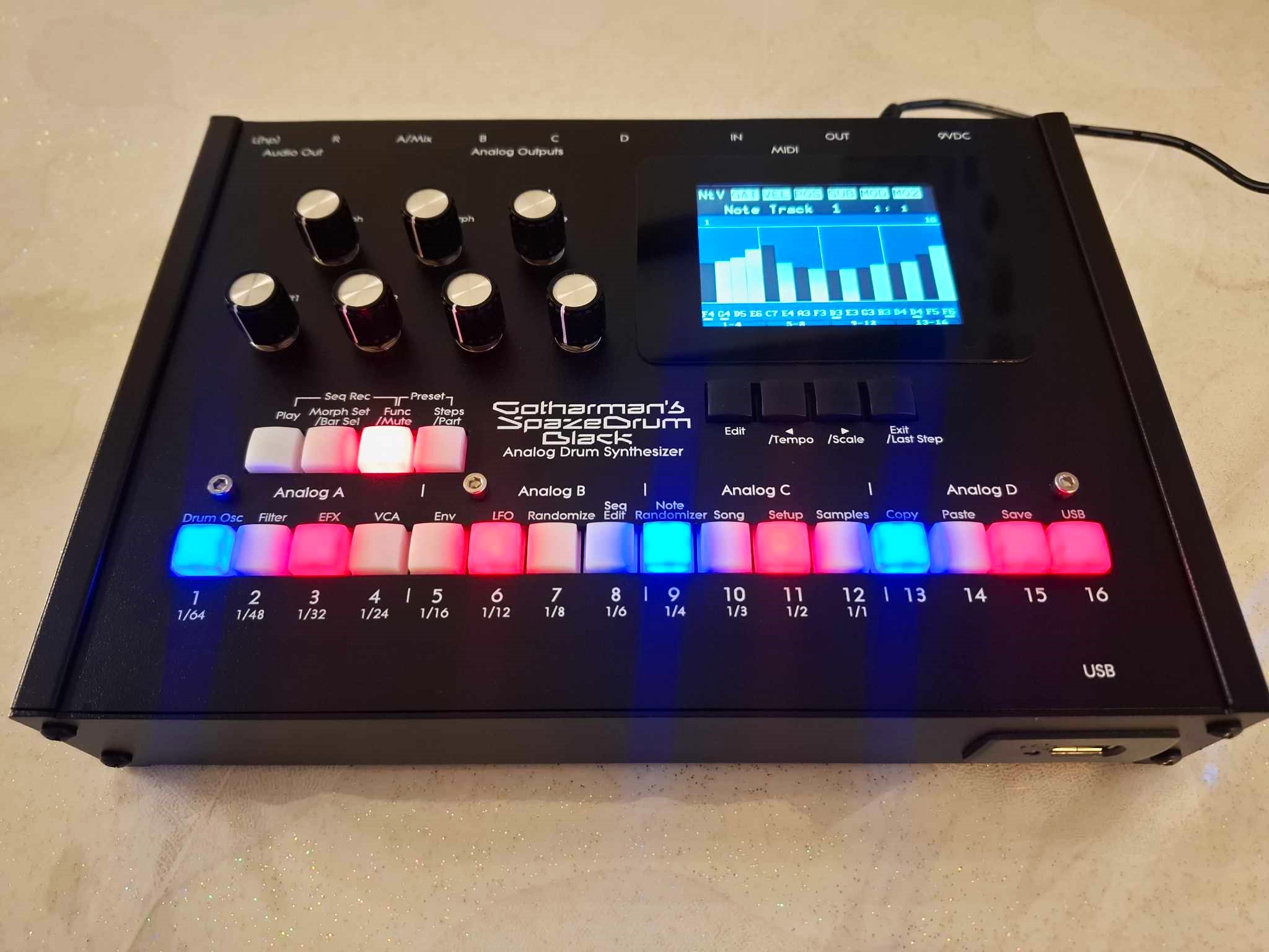 Vend Gotharman SpazeDrum Black 