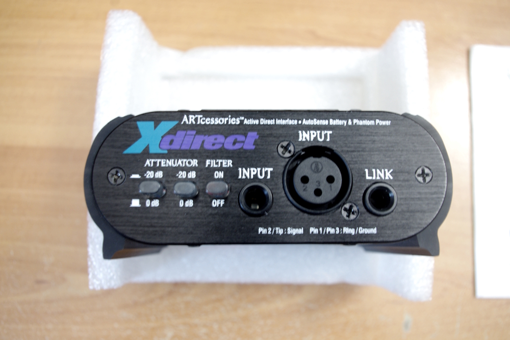 Vends boîtier de DI ART-XDirect pour guitares électriques