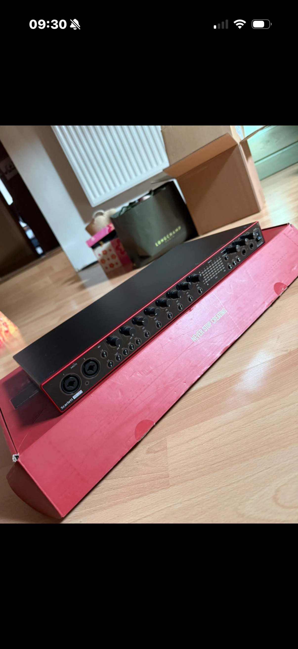 Scarlett focusrite 18i20 comme neuf 
