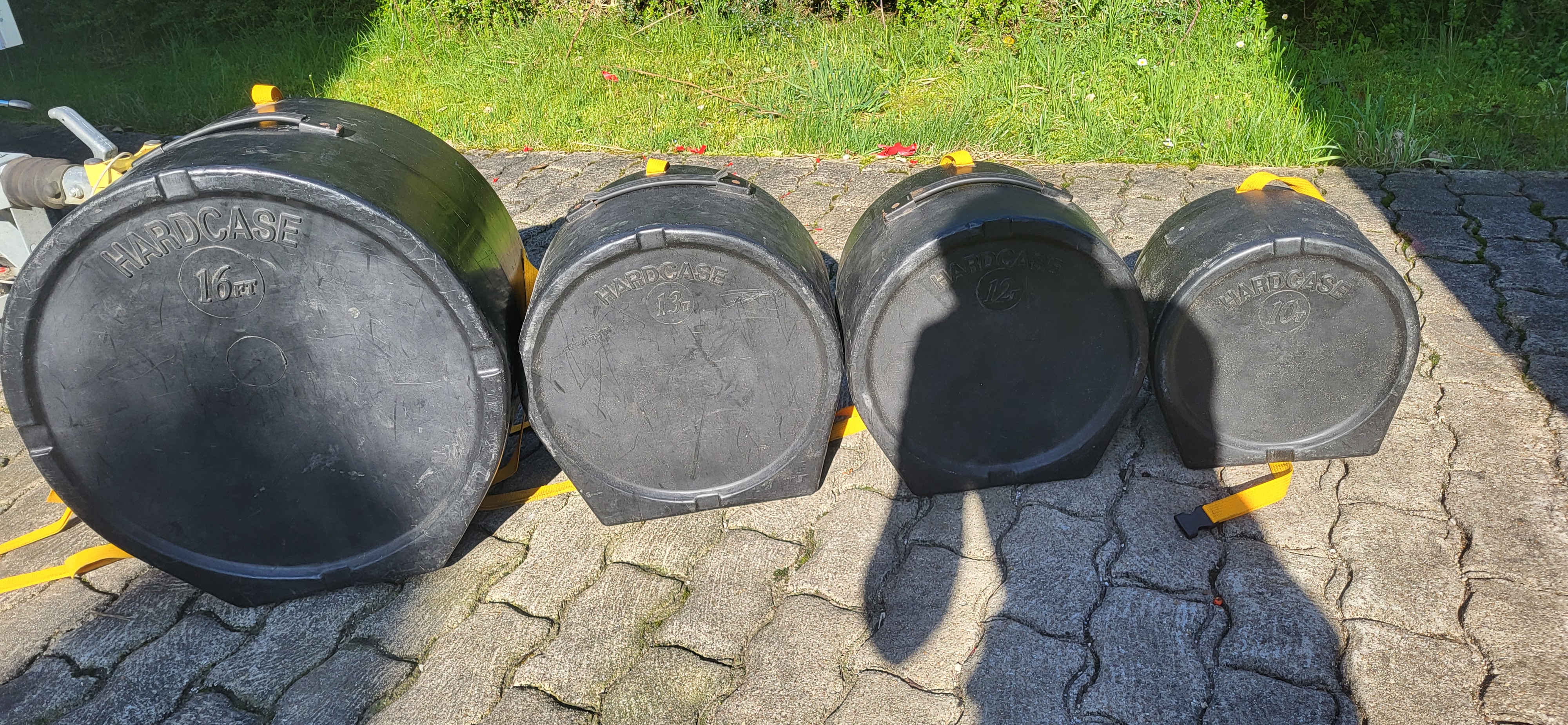 Housses rigides Hardcase pour fûts de batterie 10" / 12" / 13" / 16"