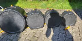 Housses rigides Hardcase pour fûts de batterie 10" / 12" / 13" / 16"