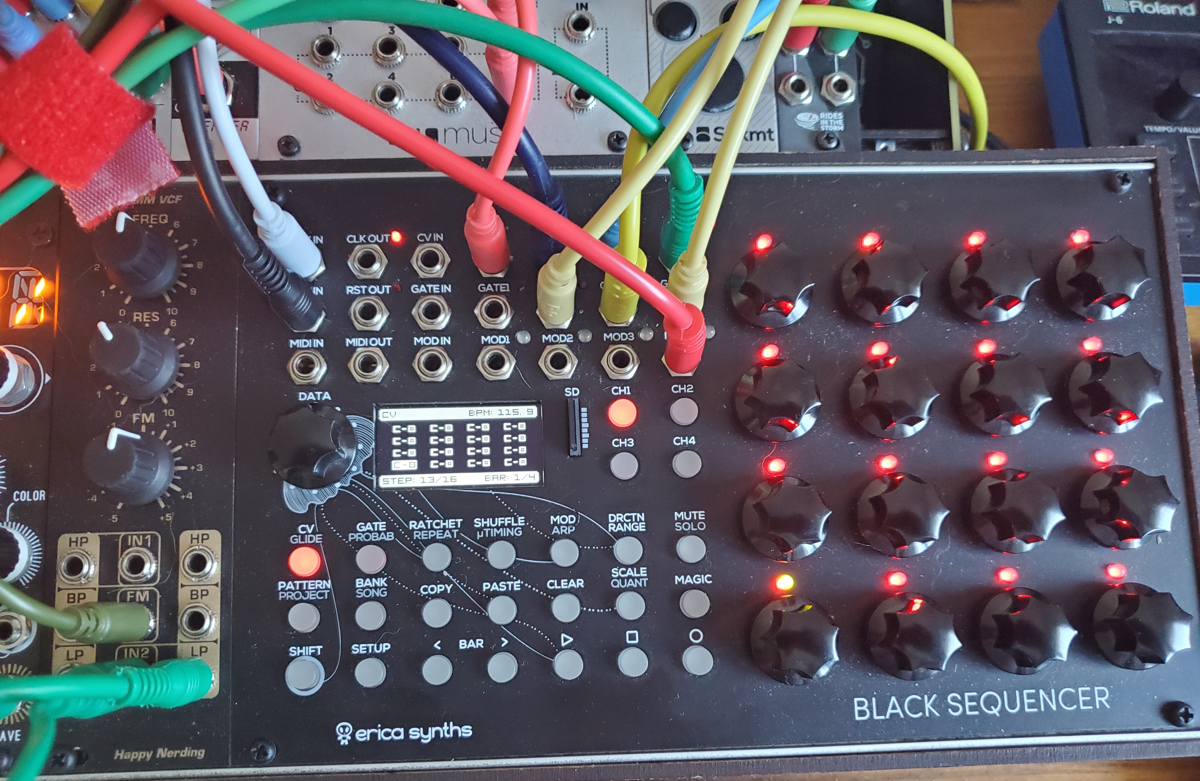 ERICA SYNTHS -BLACK SEQUENCER TBE
