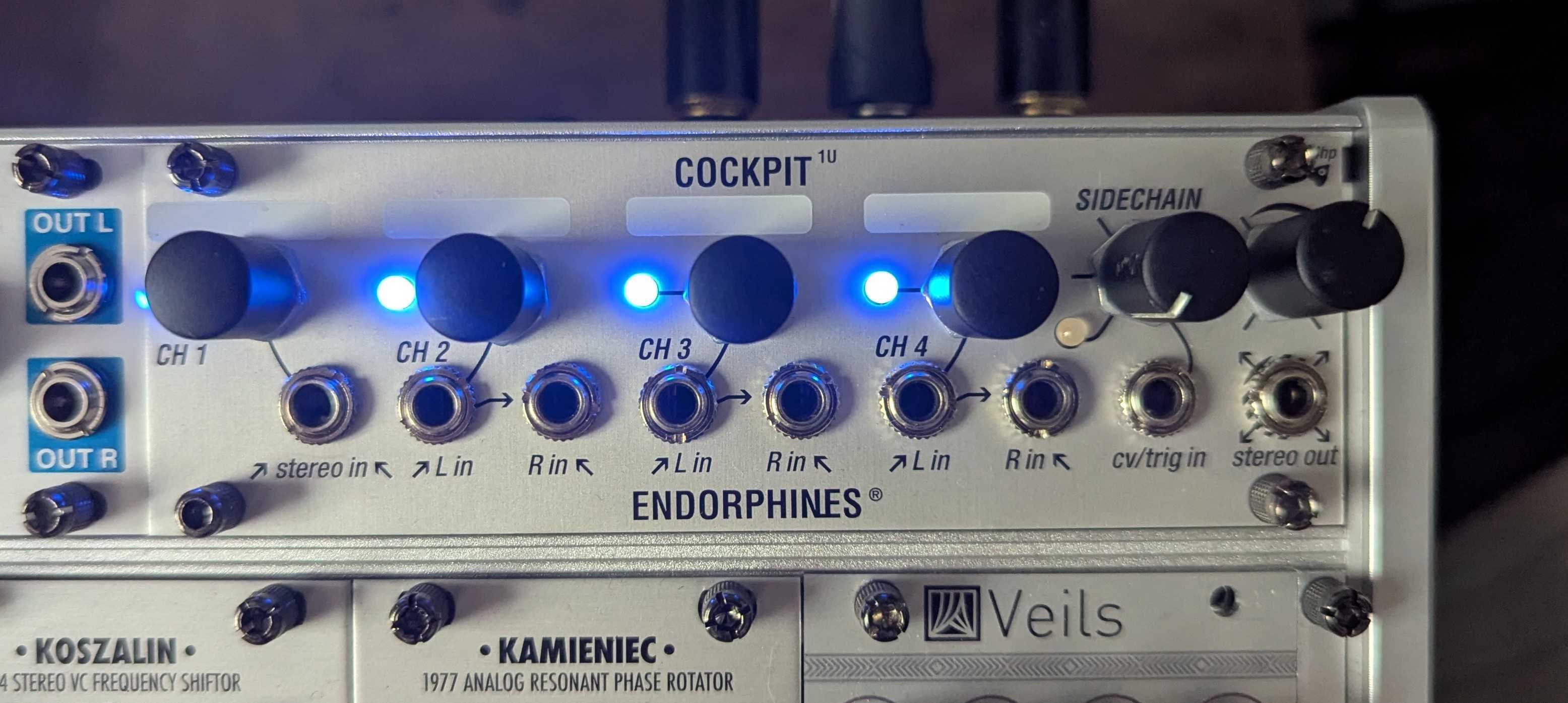 Vends Endorphin.es Cockpit 2 1U (Silver)