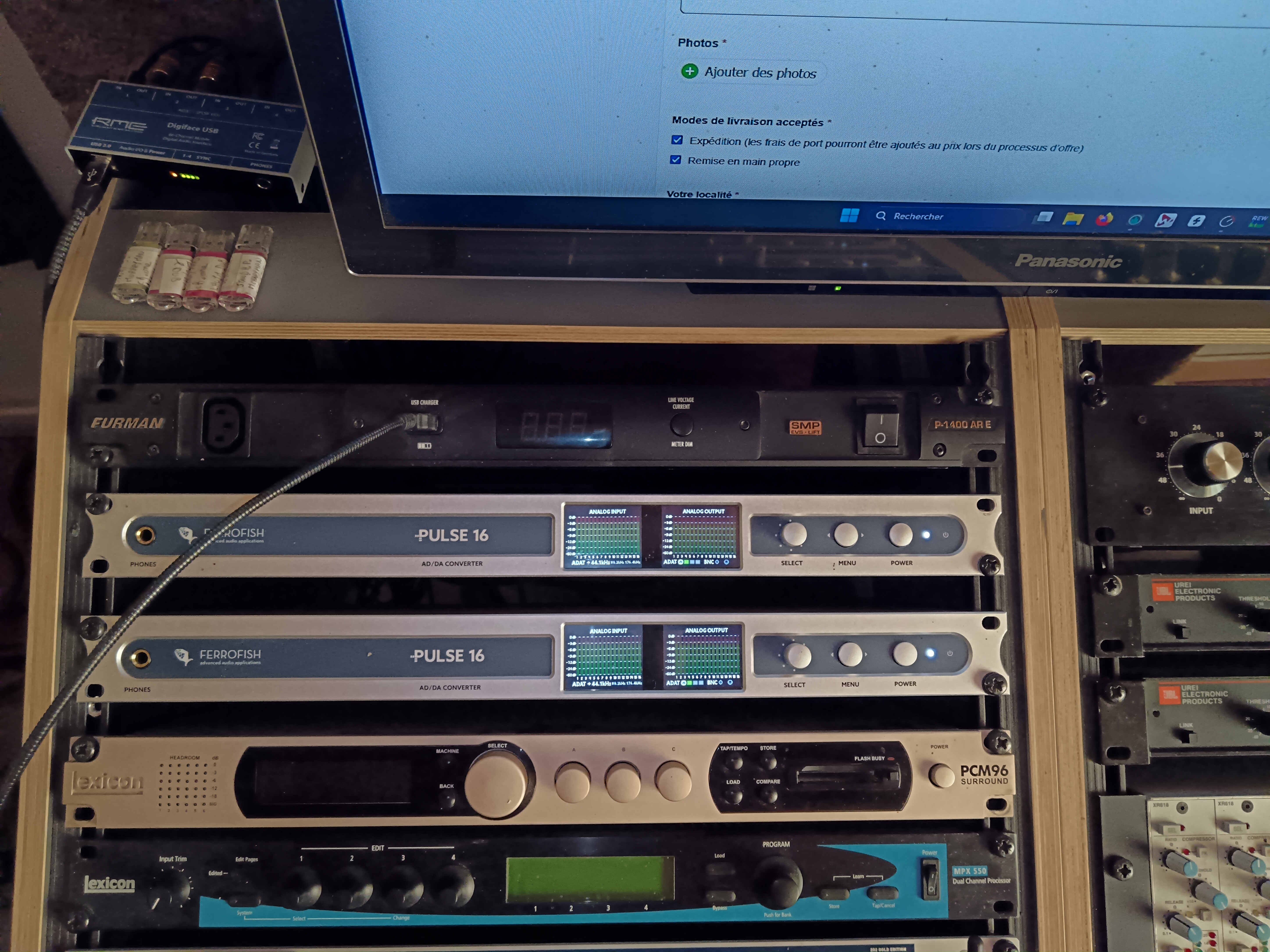 Vends convertisseurs pules 16 +interface rme 