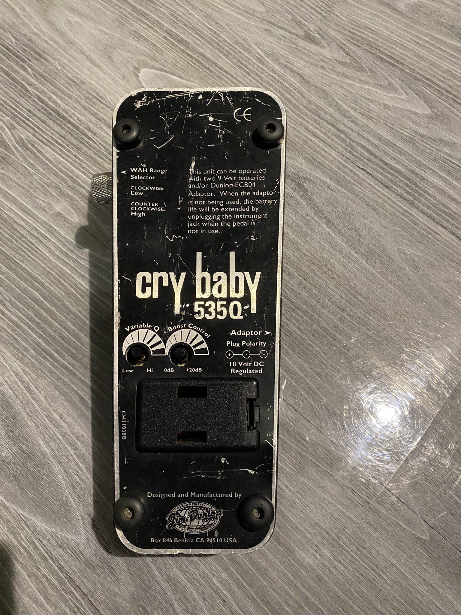 Dunlop Crybaby CB-535Q