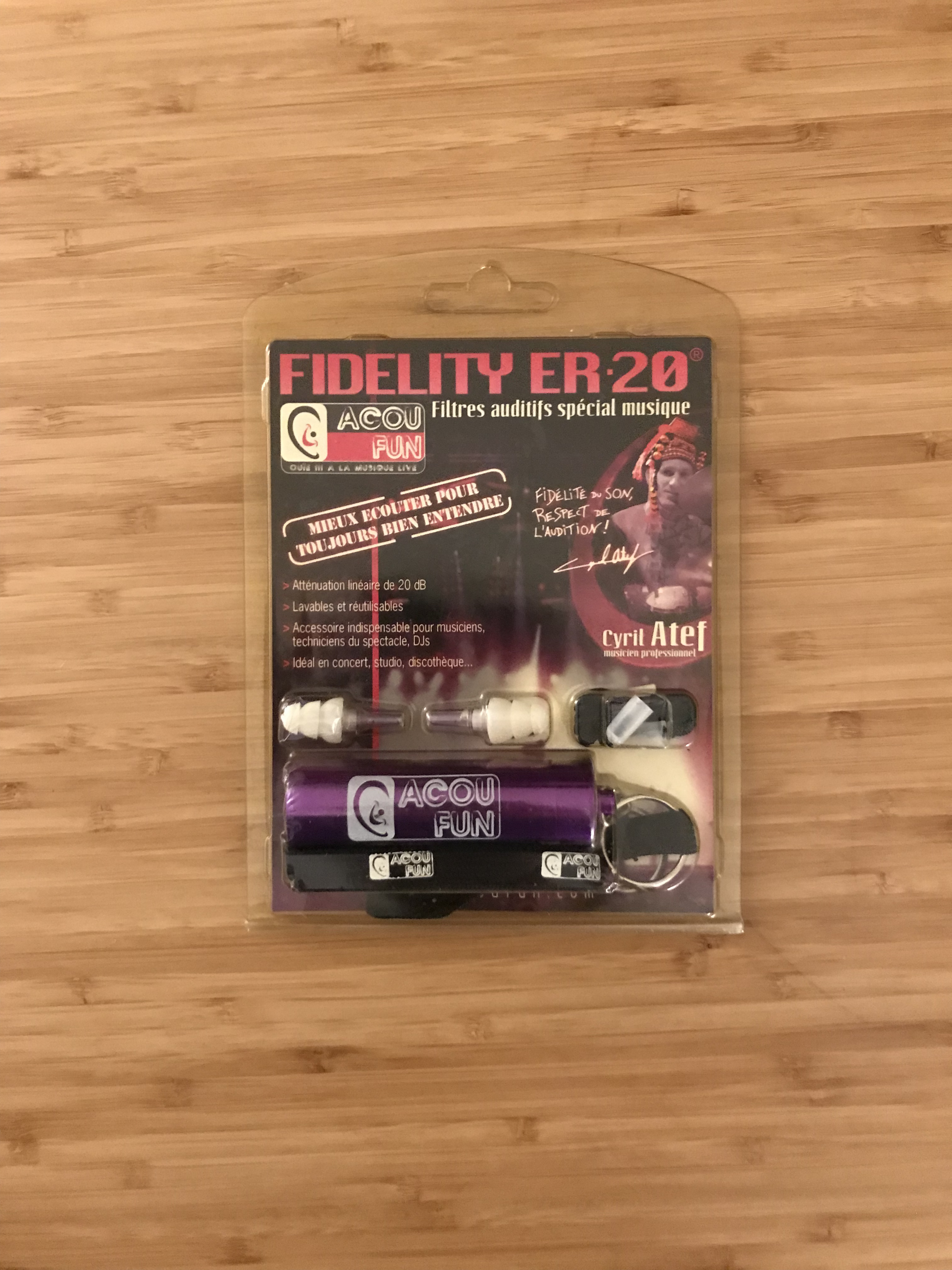 Bouchons d’oreilles Acoufun Fidelity ER-20