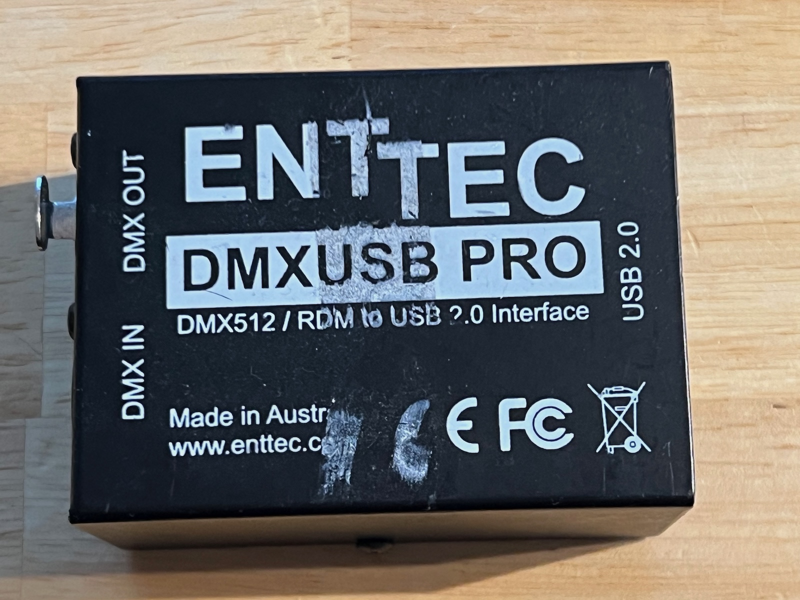 Interface DMX Enttec DMX USB PRO