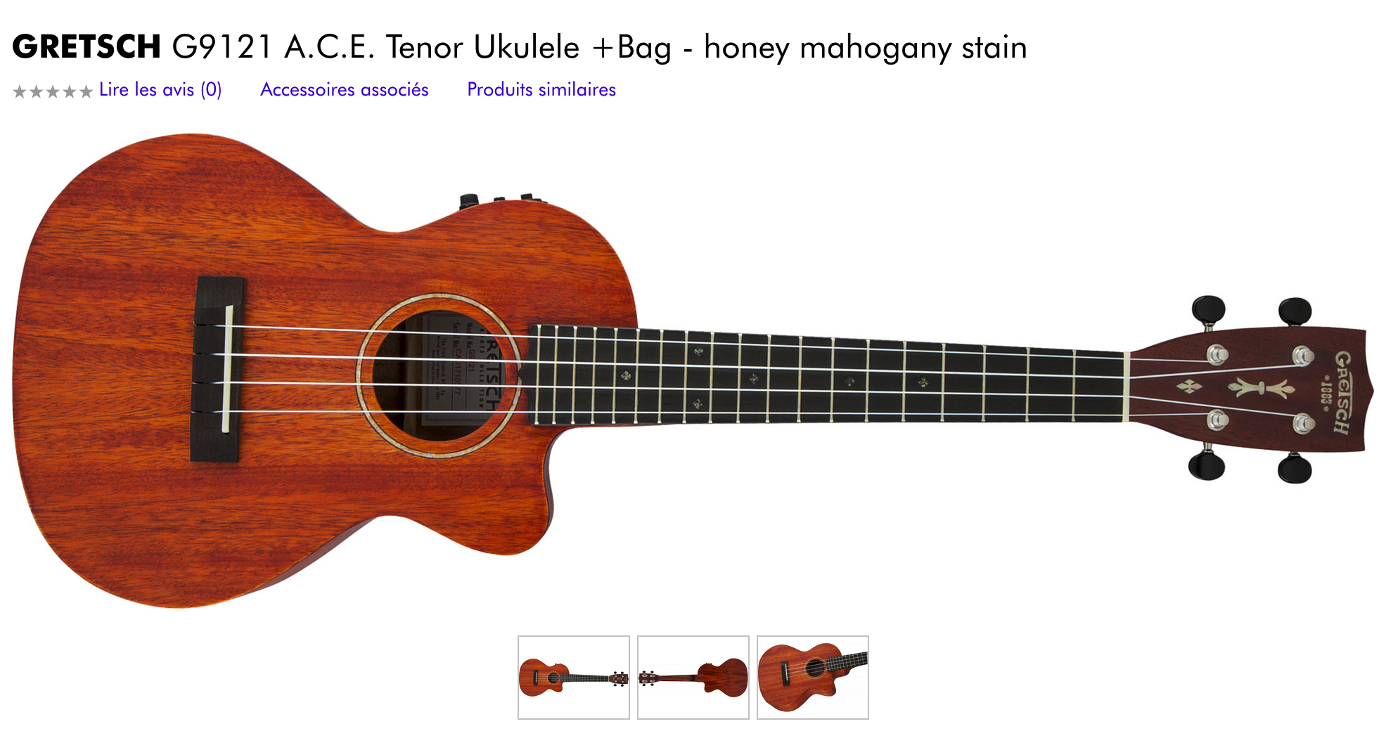 Gretsch G9121 Tenor A.C.E Ukulele