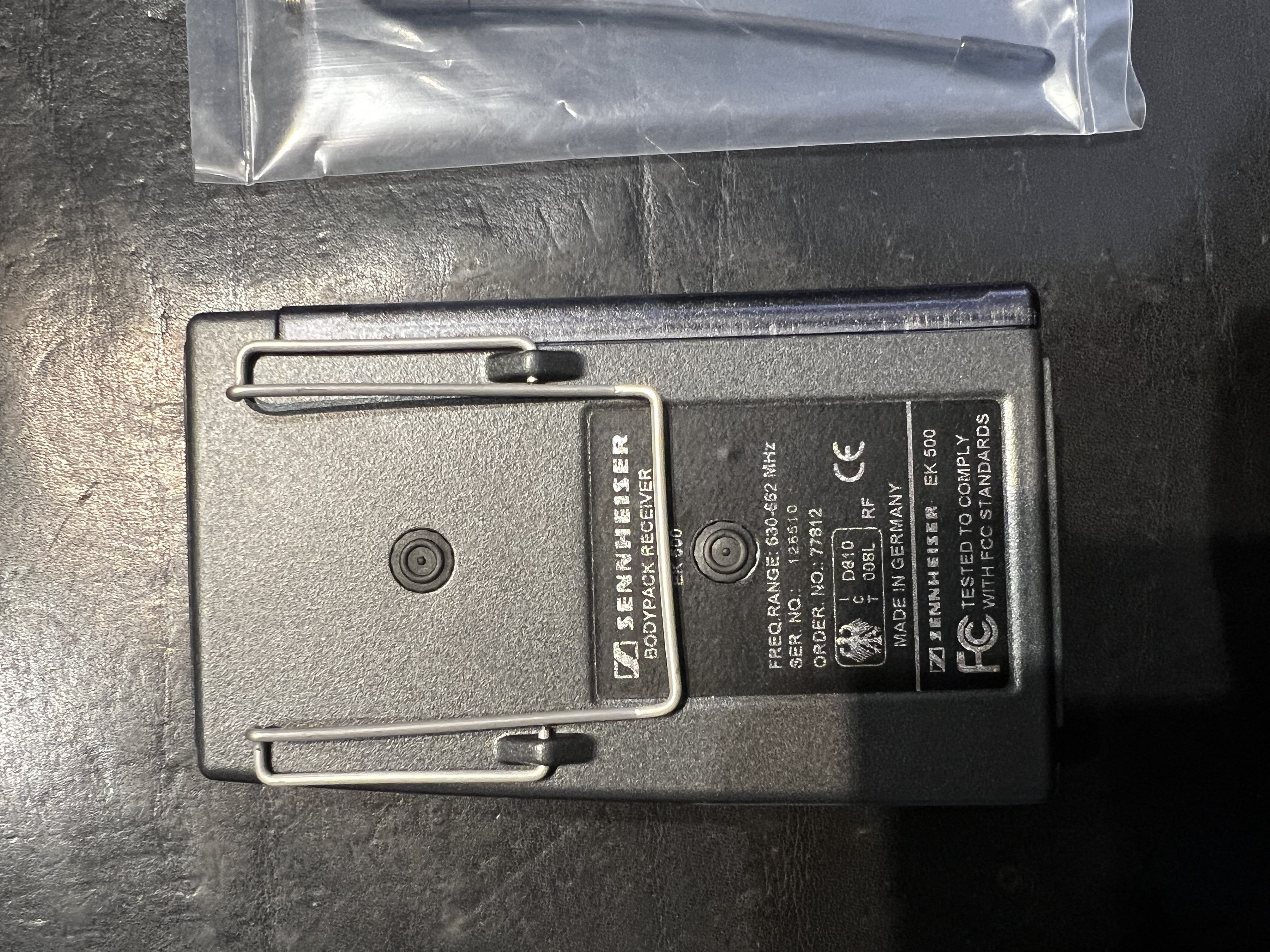 Recepteur EAR SENHEISER EK500 G2