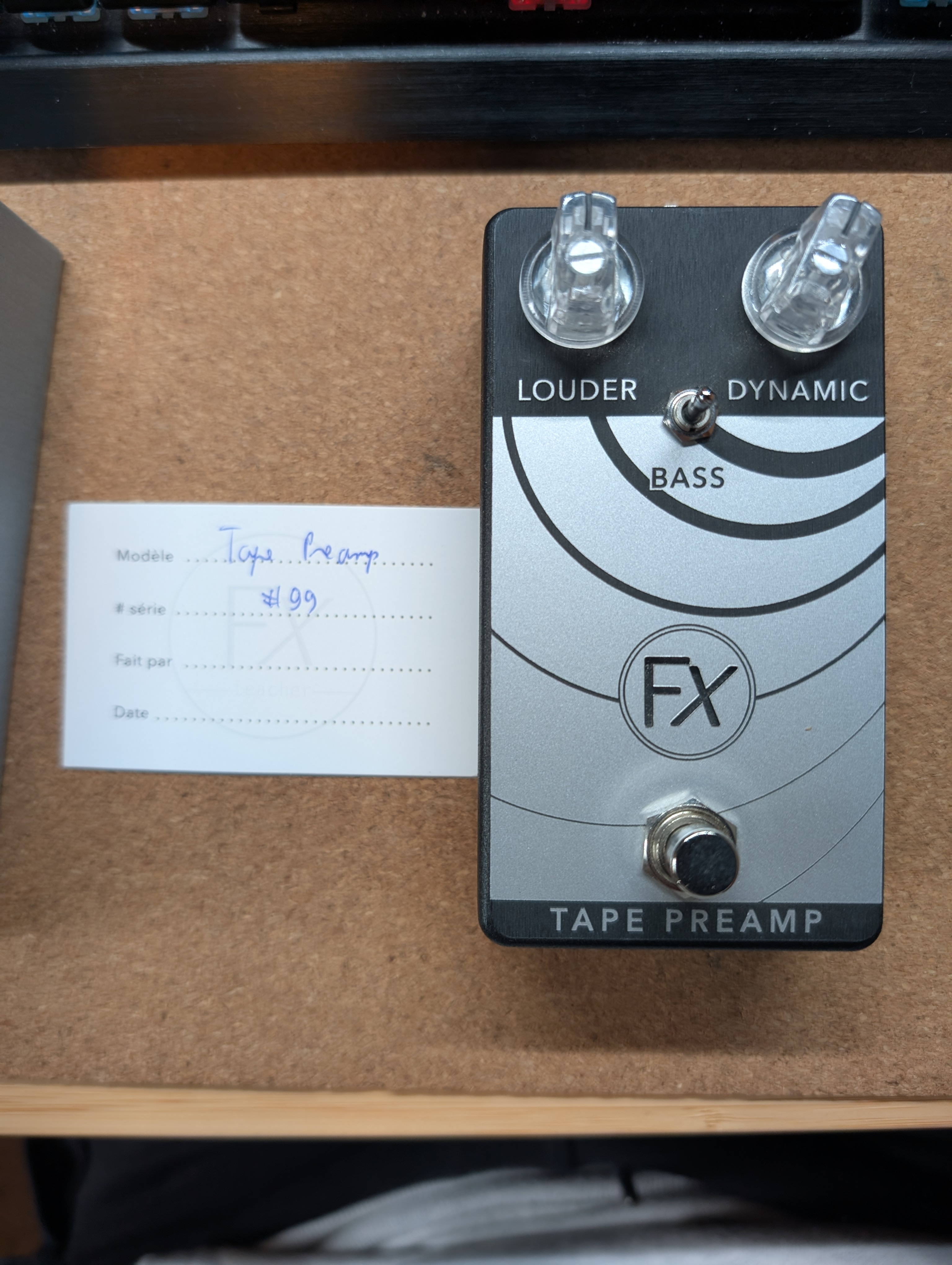 Tape Preamp Fx Teacher d'Anasounds 