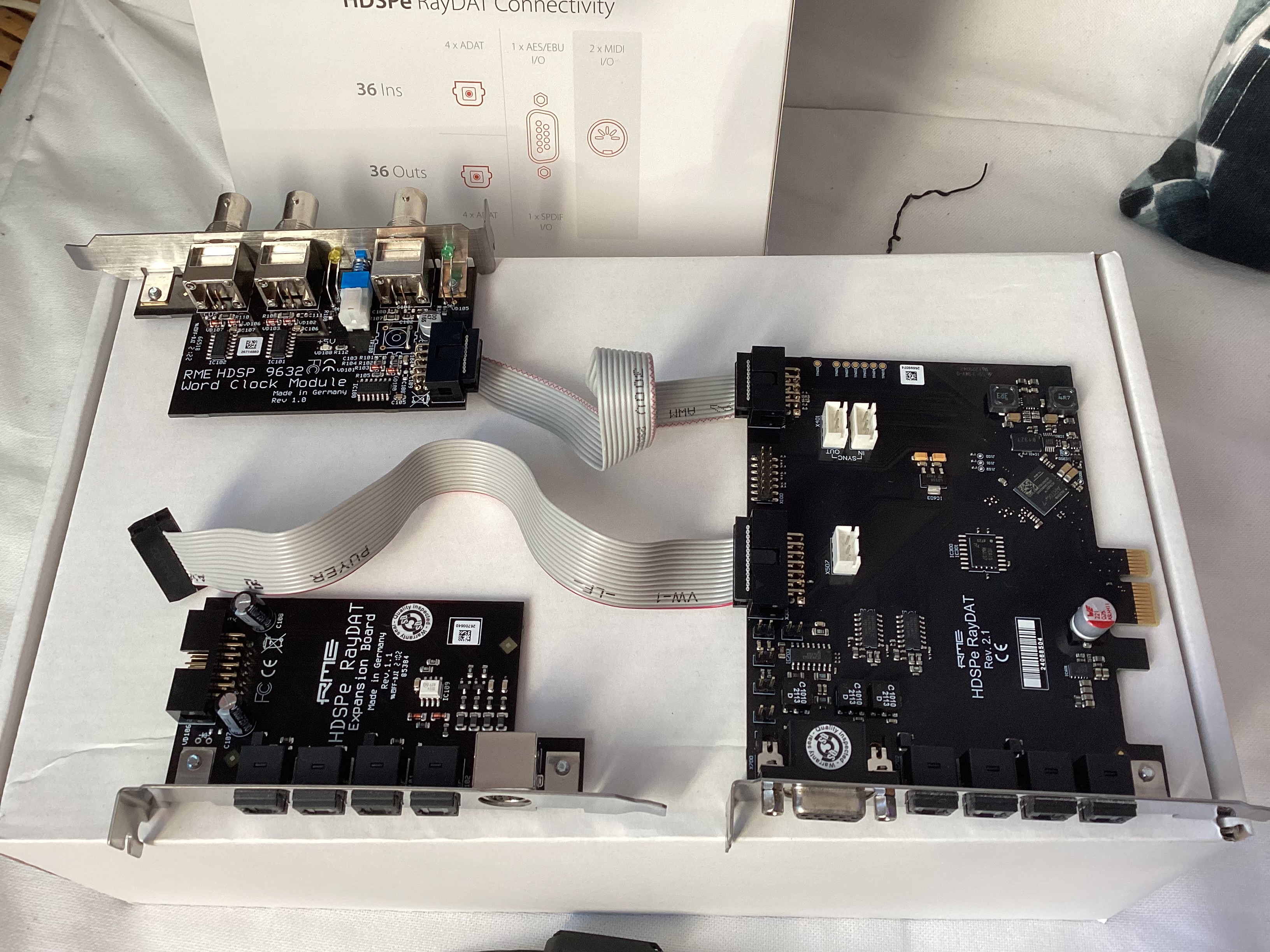 Lot de deux raydats avec option