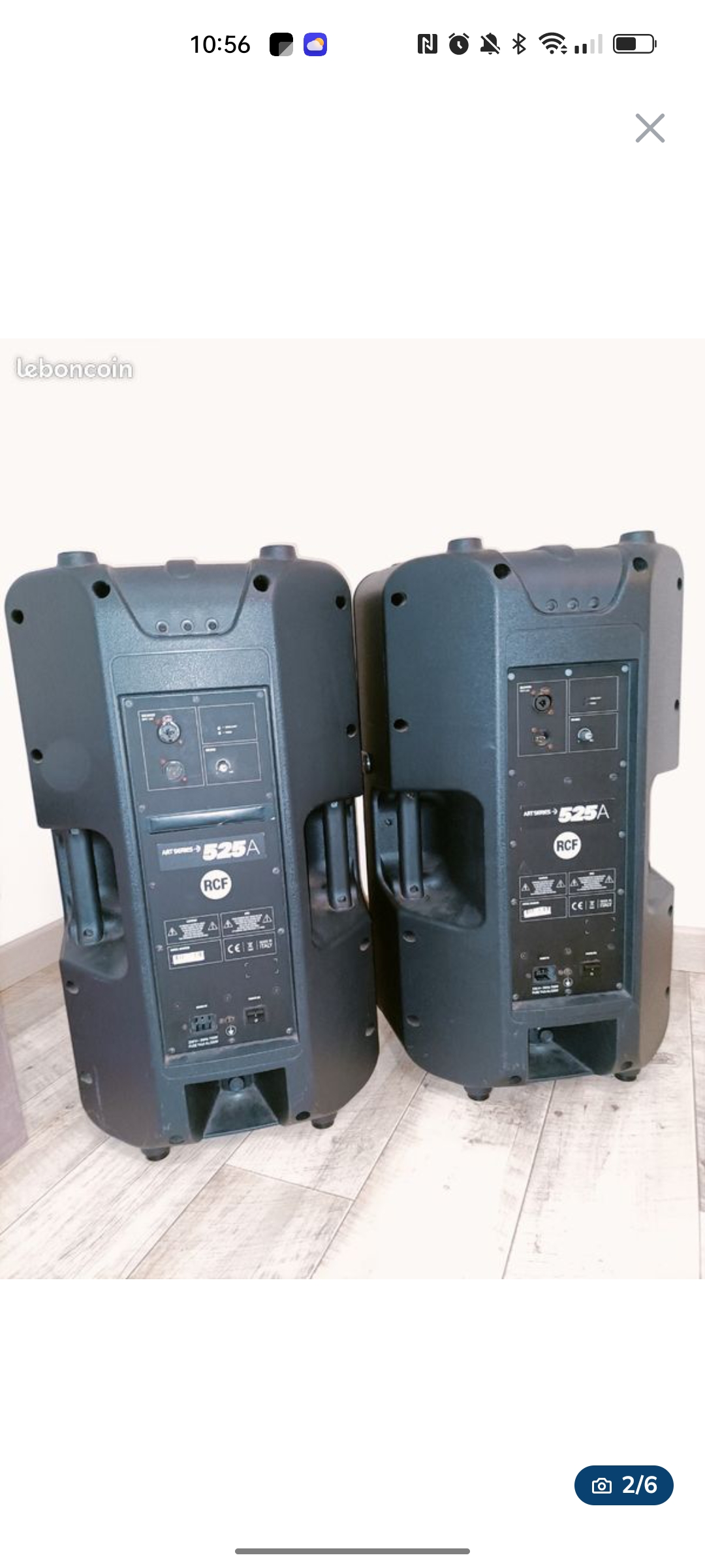 Vends paire de rcf 525A