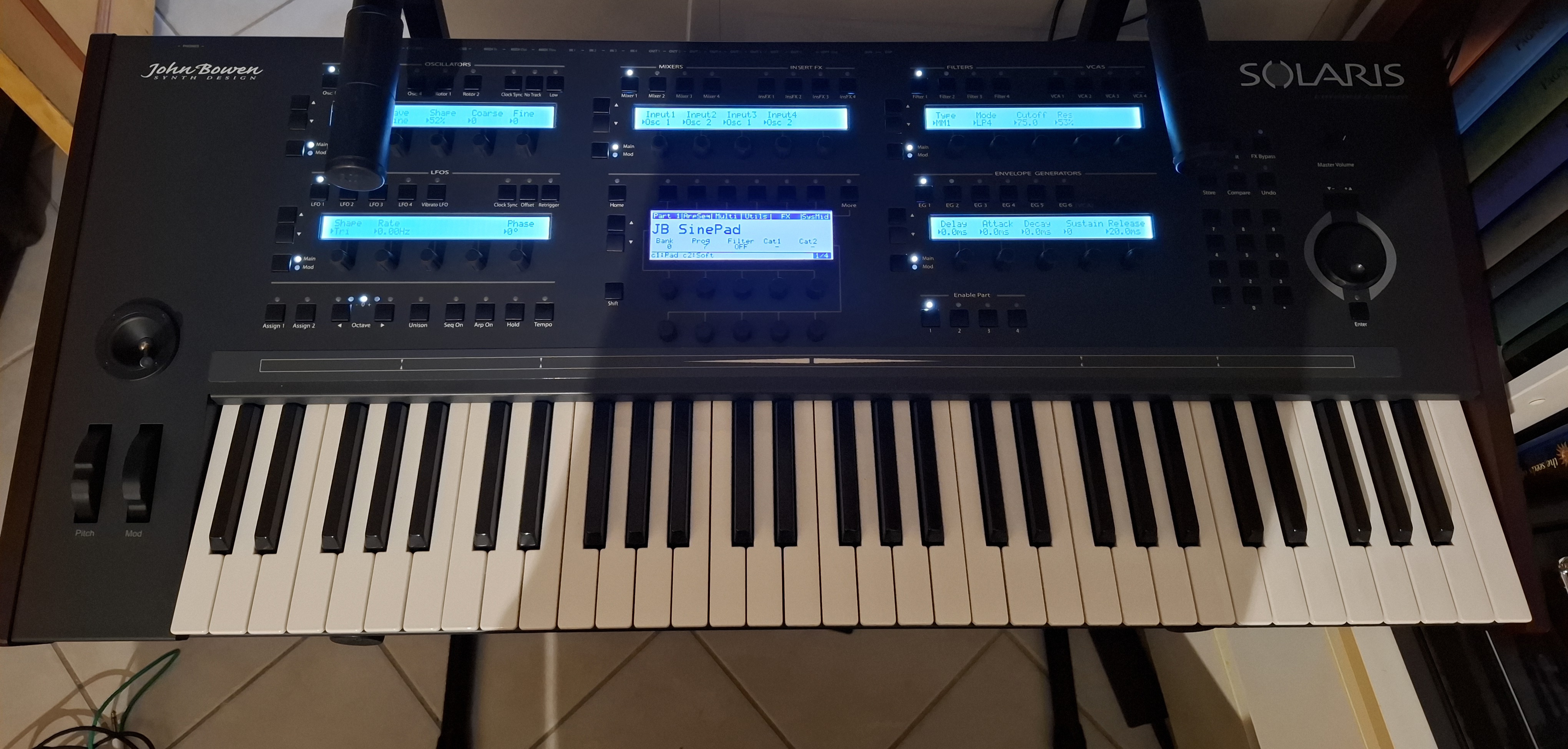 Vends synthé John Bowen Solaris