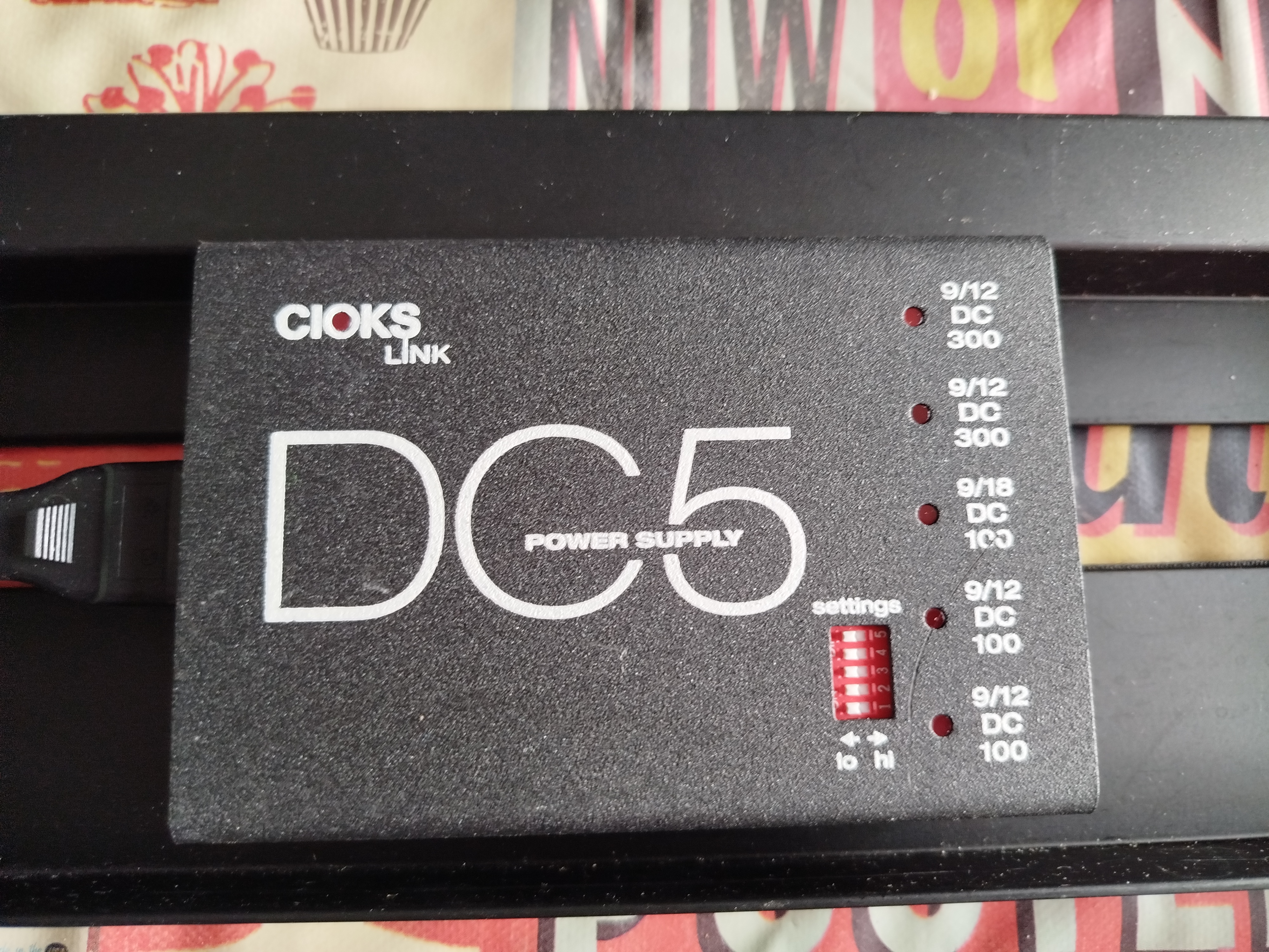 ALIM CIOKS DC5 link + cables + PEDALTRAIN METRO 16 