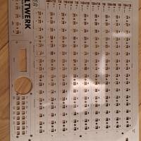 Face avant neuve et 220 switches pour DOEPFER Schaltwerk