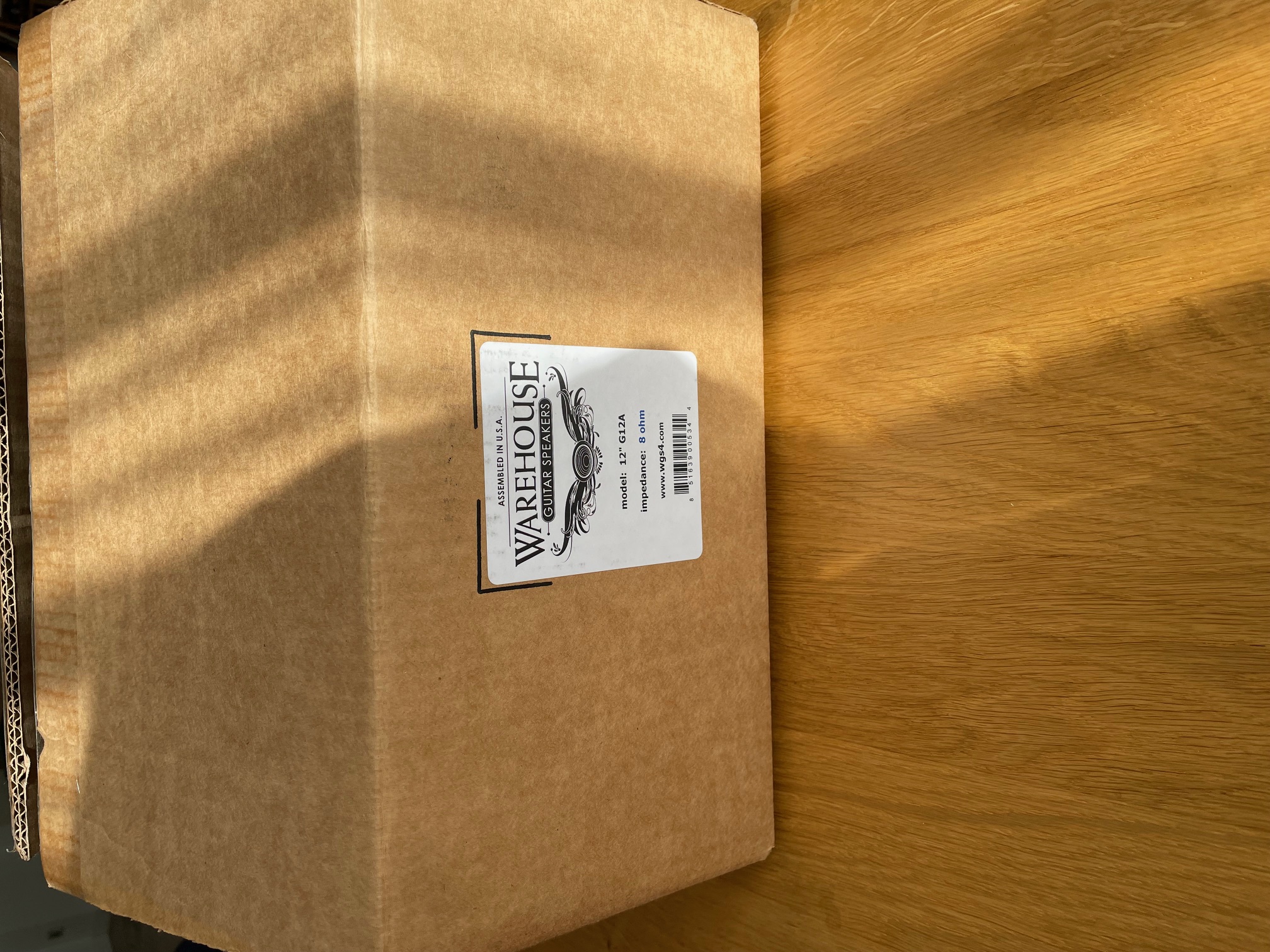 WGS 12" G12A alnico, 75 watt, 8 ohm