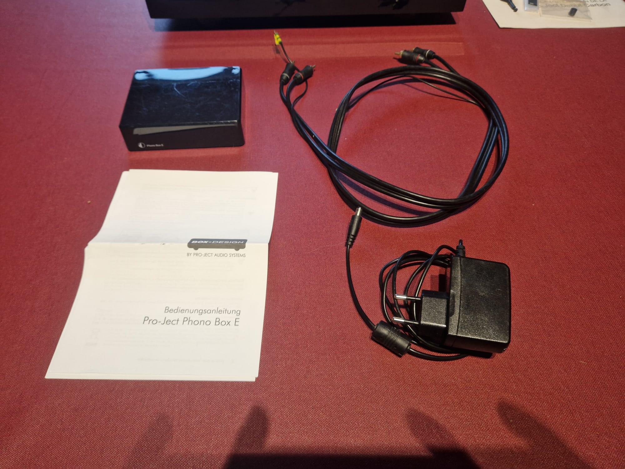 Vends préampli Pro-ject phono box E