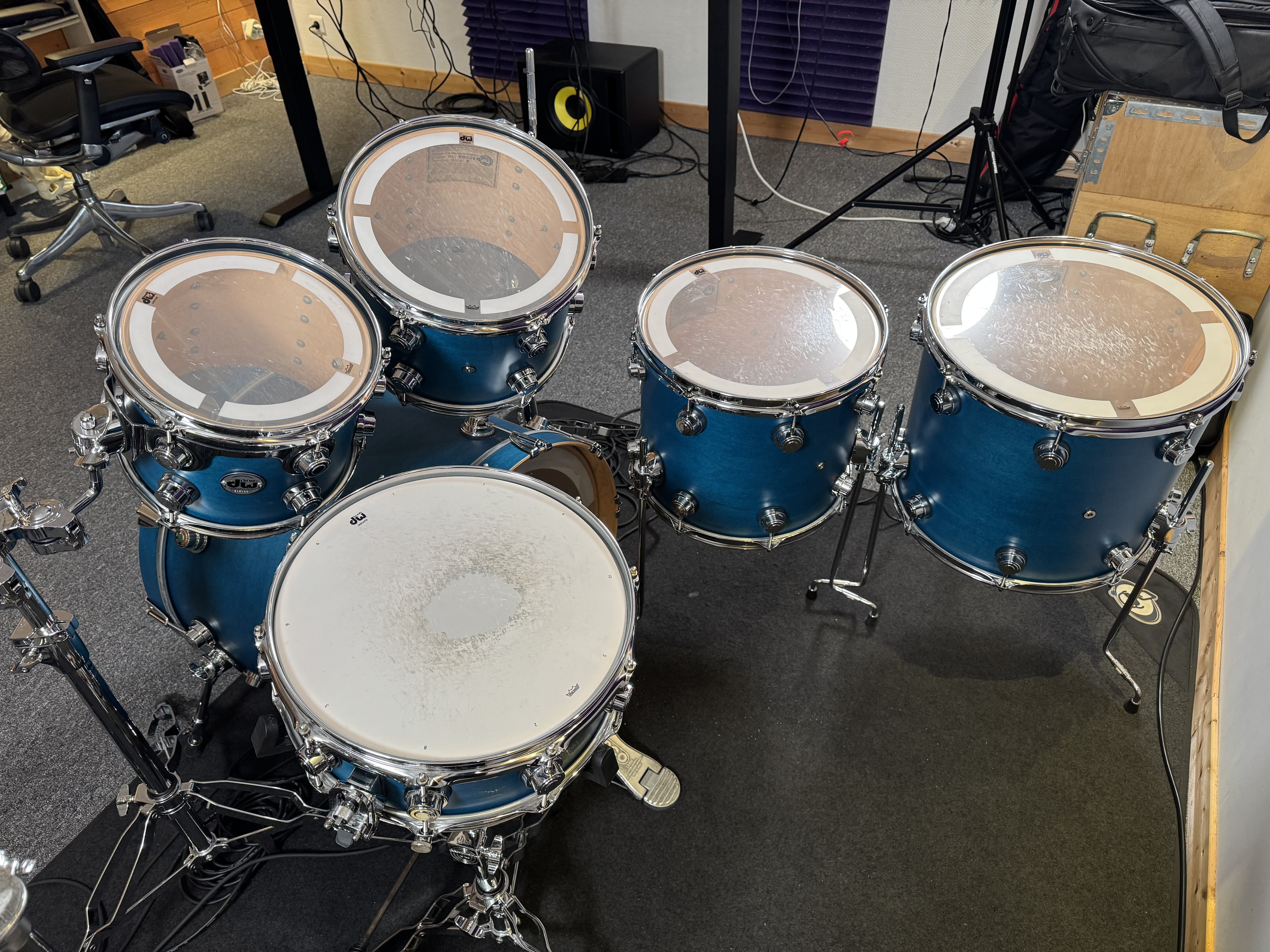 DW collector finish ply Bleue satin oil
