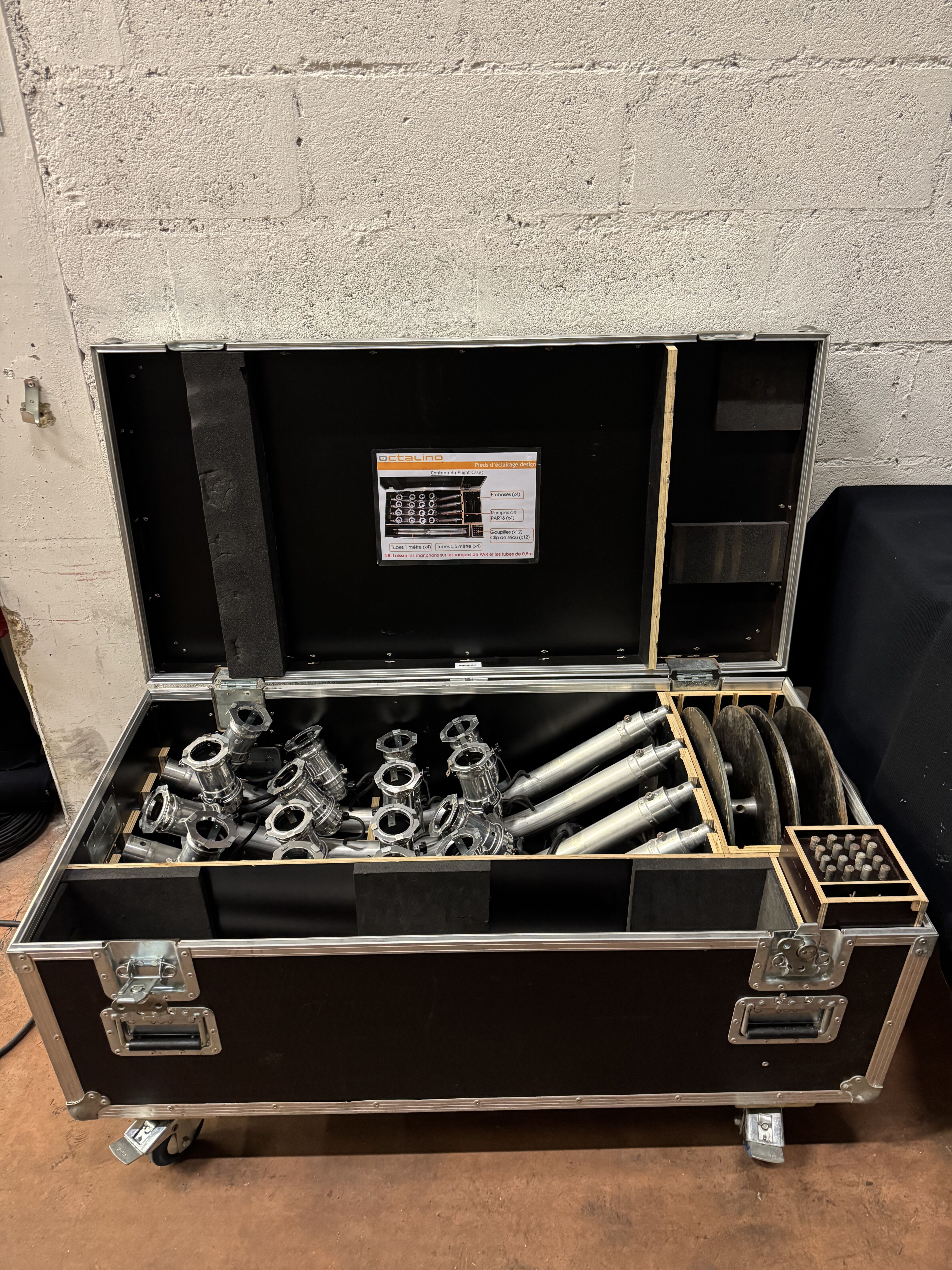 Pied d'éclairage design