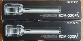 Vends 2 microphones Sony ECM-220FA