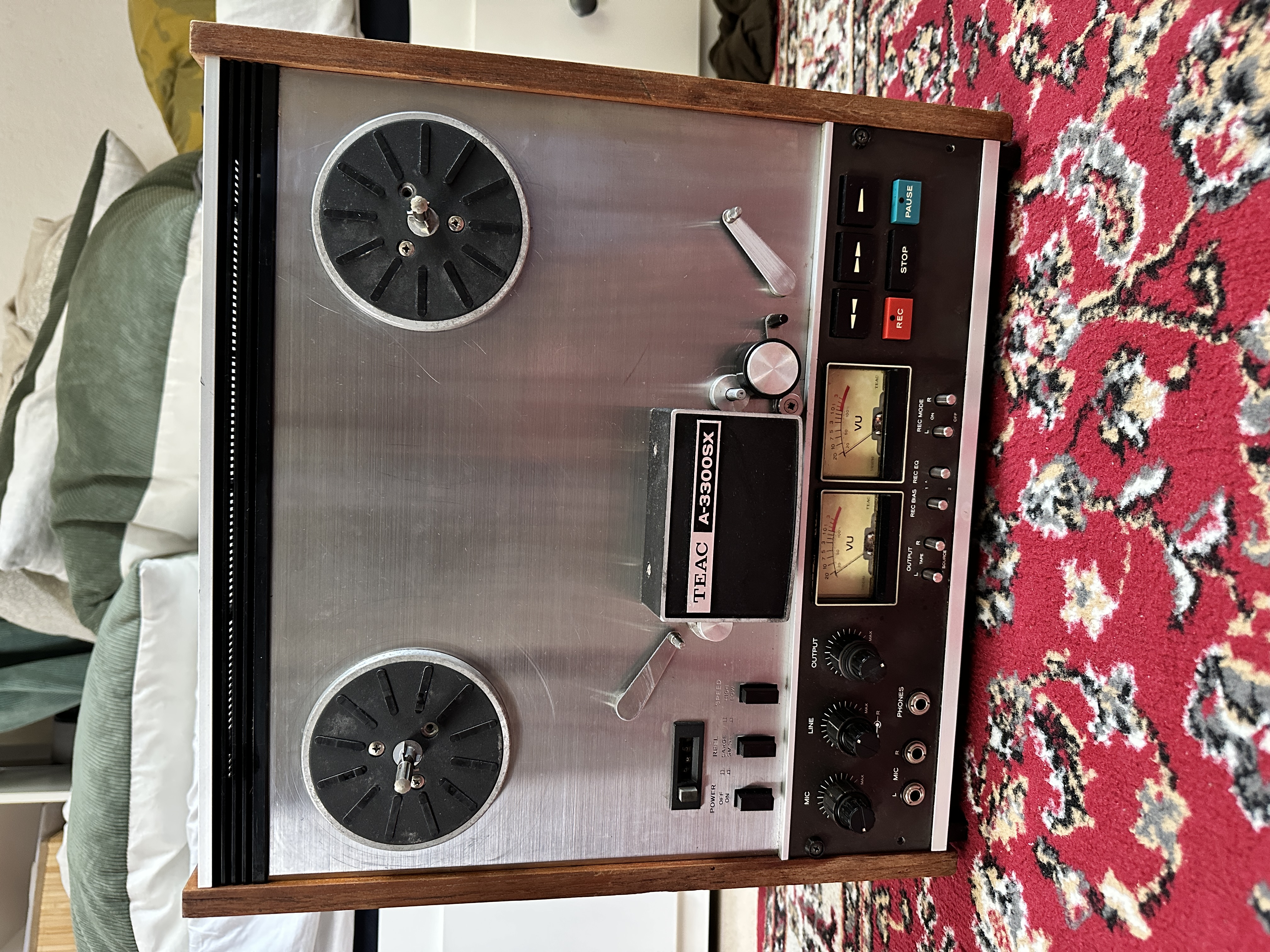 TEAC A-3300SX — magnétophone à bande — pour restauration ou pièces