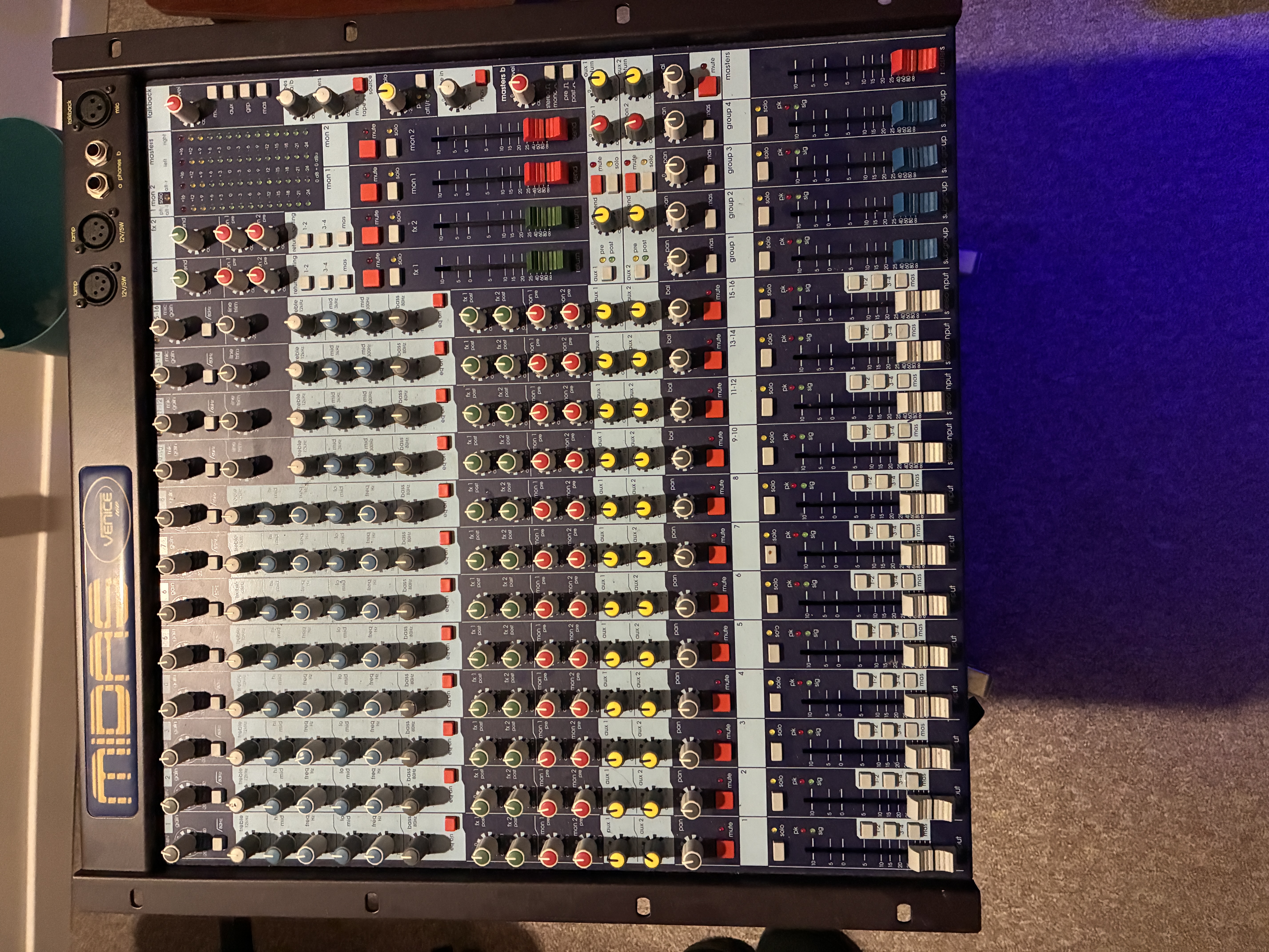 Midas Venice 160 — console analogique — fonctionnement parfait