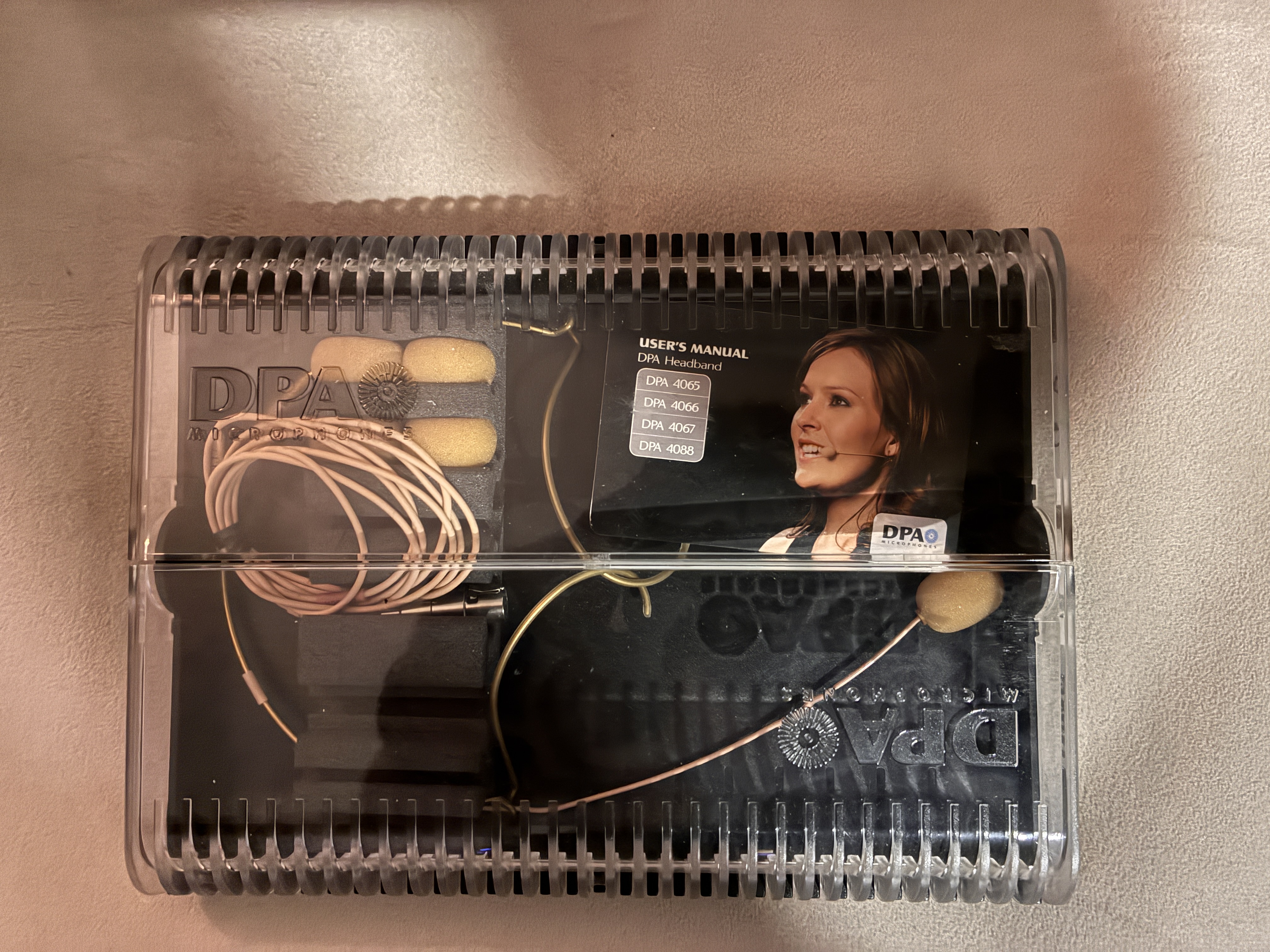 DPA 4088 beige TA4F Shure — neuf jamais servi — boîte d’origine