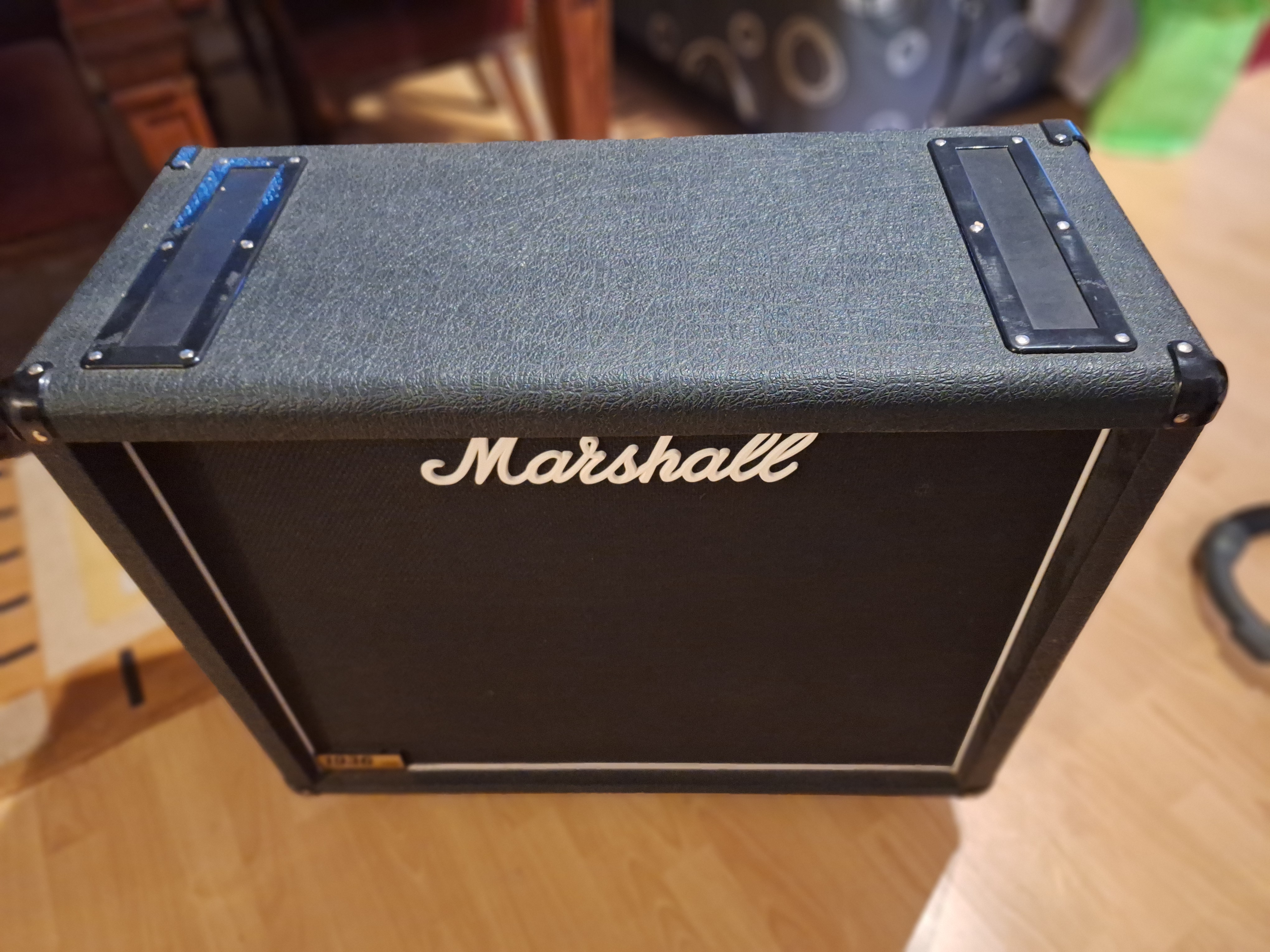 Marshall 1936 2×12 Cabinet (G12T‑75) sur roulettes