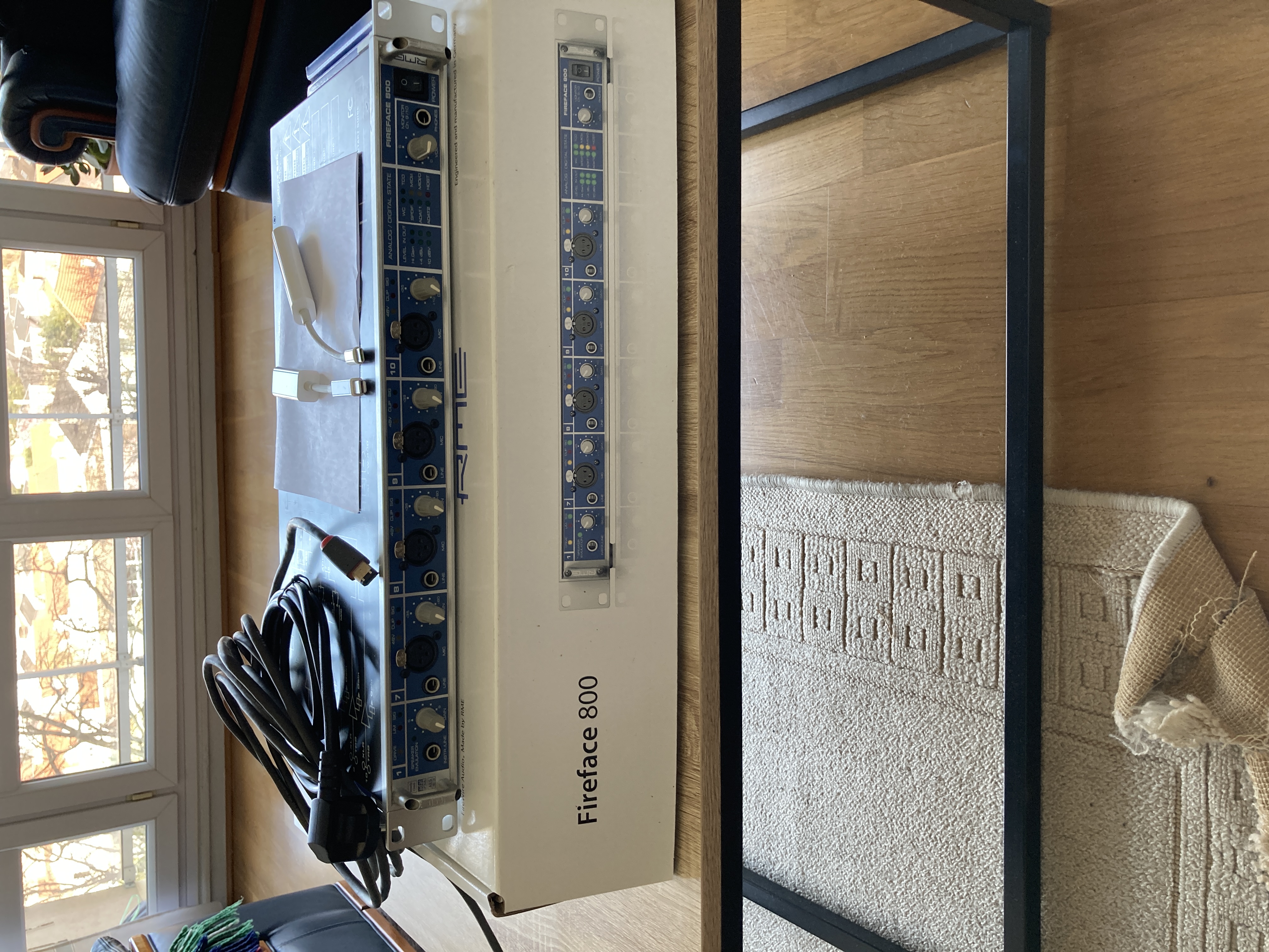 Vends RME Fireface 800 + 2 Adaptateurs Thunderbolt