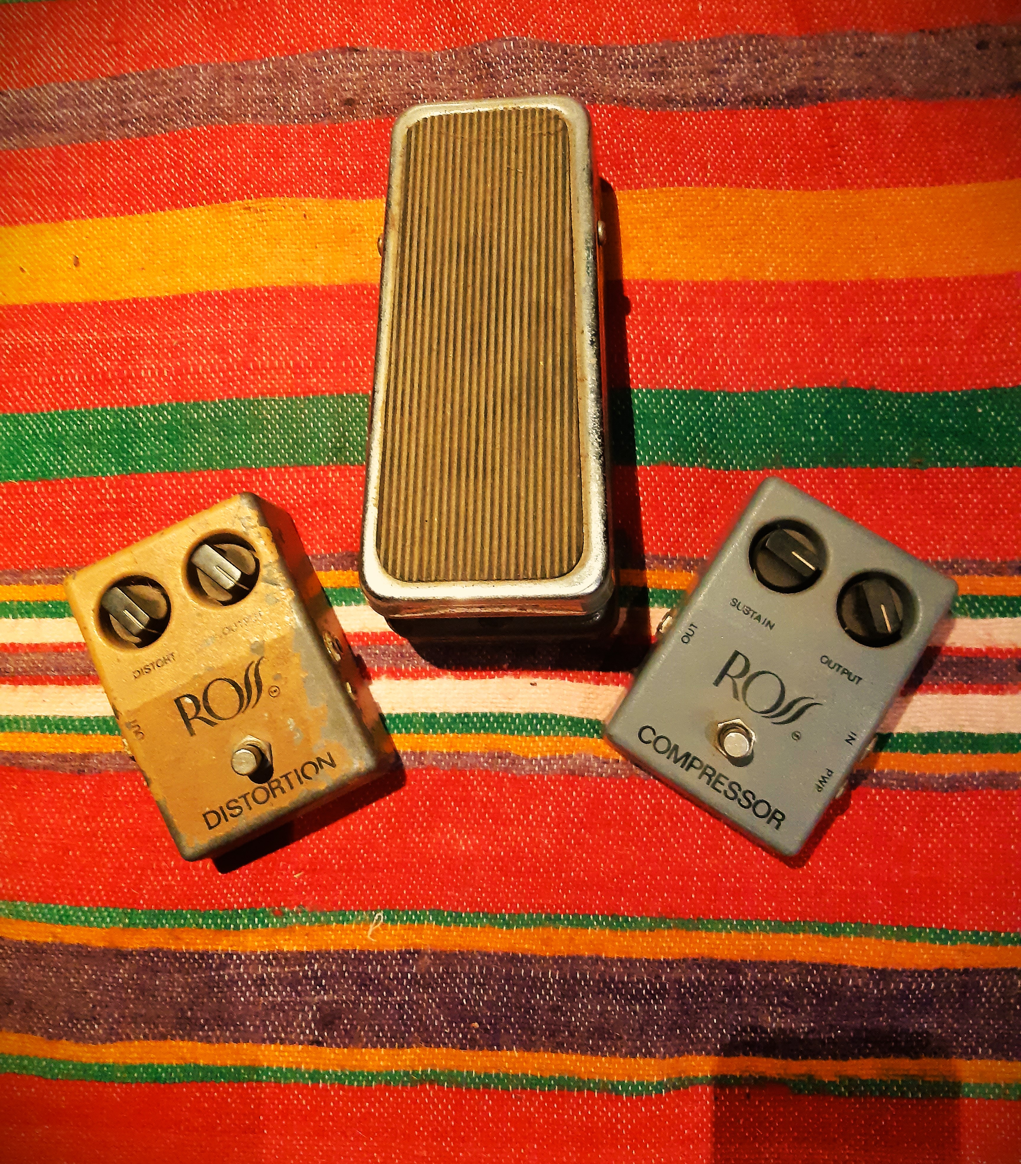 PEDALE ROSS DISTO + PEDALE WHA WHA VINTAGE