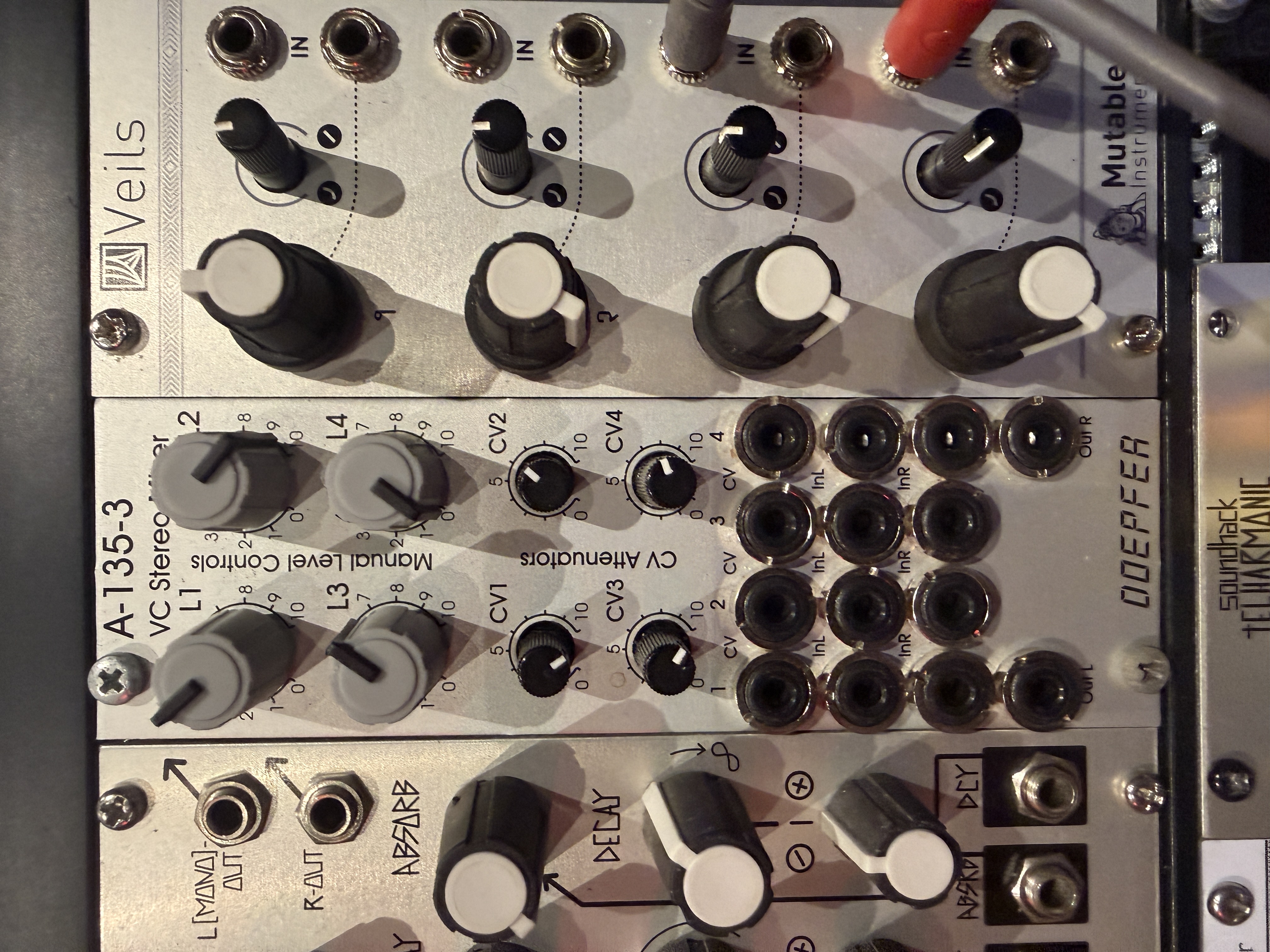 Doepfer A-135-3 VC Stereo Mixer