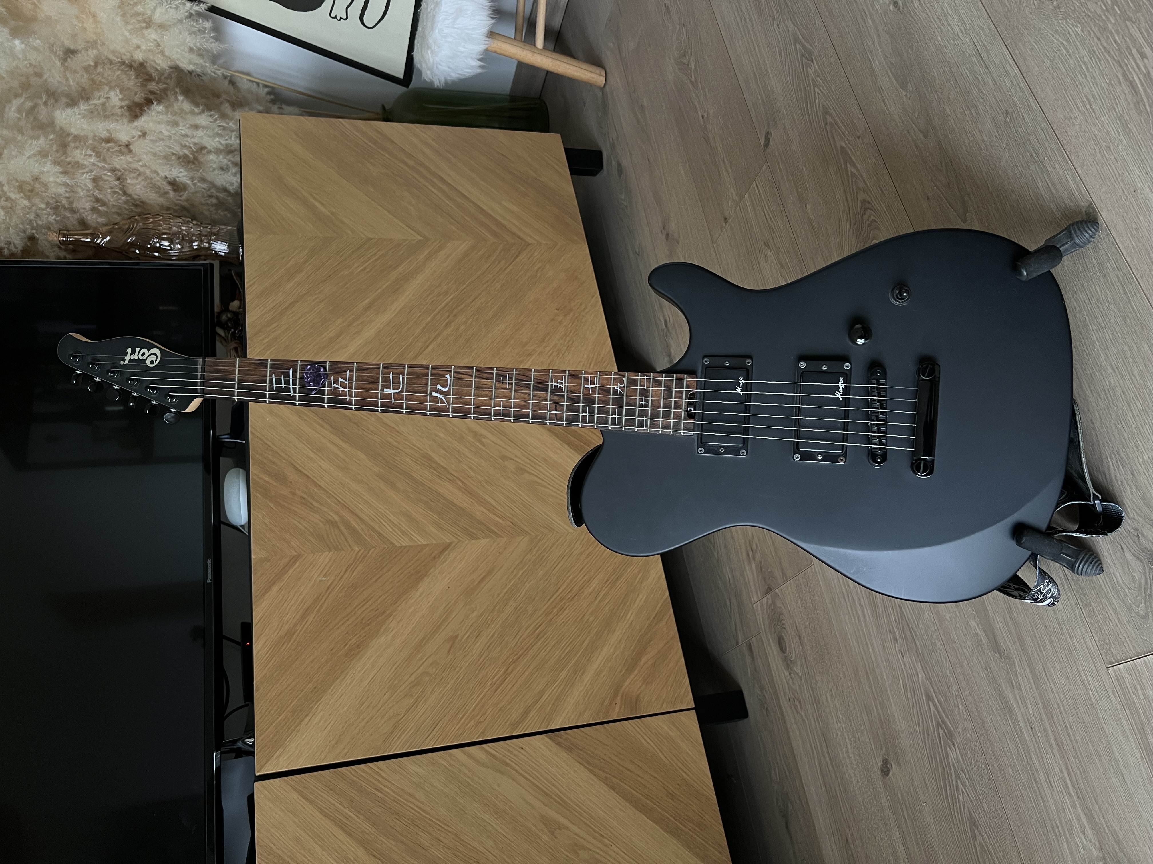 Cort Manson M-Jet black guitare électrique