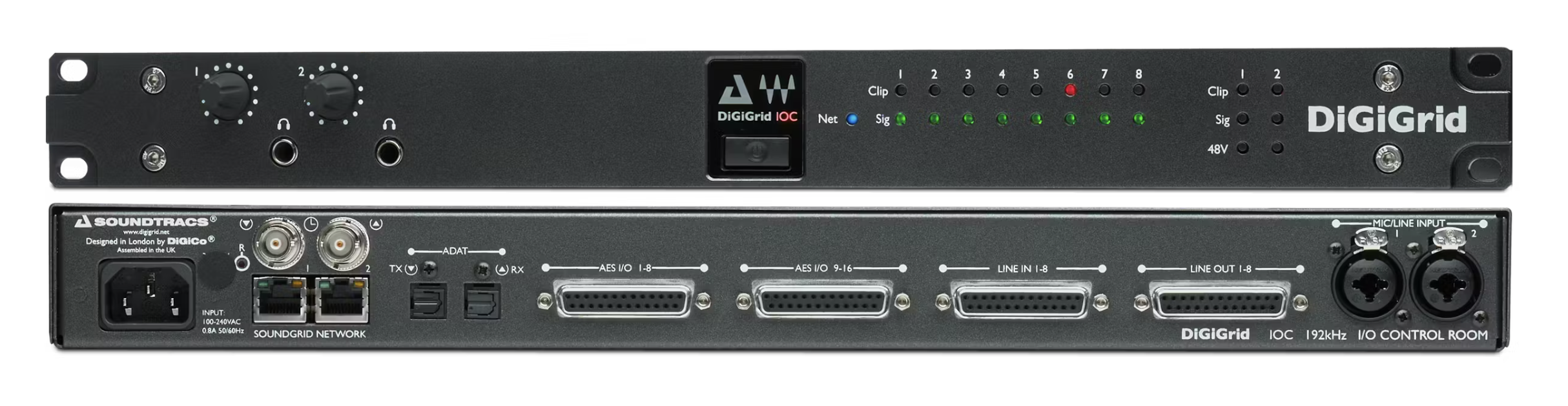 Vente DiGiGrid IOC – Interface audio réseau SoundGrid