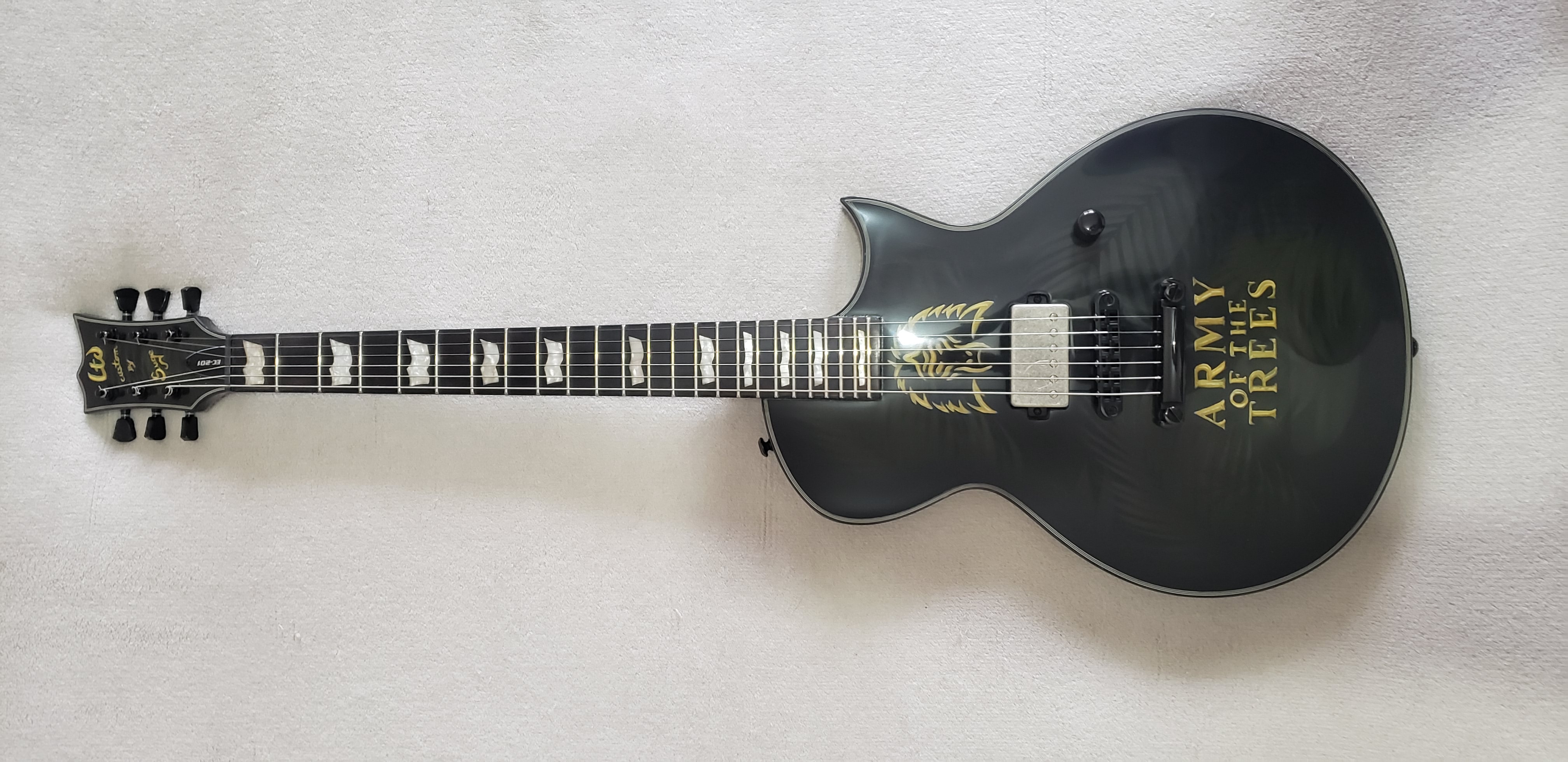Guitare ESP LTD EC-201 black X SUGE guitars