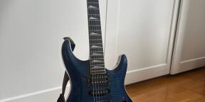 Fender Heartfield Elan III 1991 · Sapphire Blue · Fujigen Japan · Floyd Rose Pro