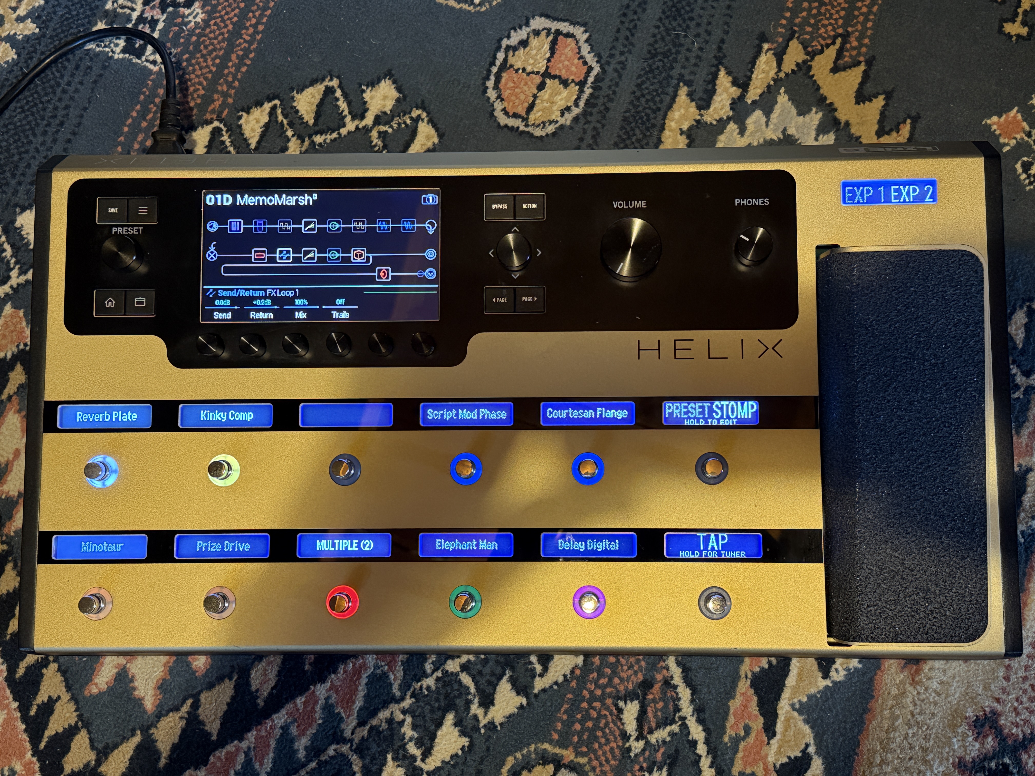 Line 6 Helix gold