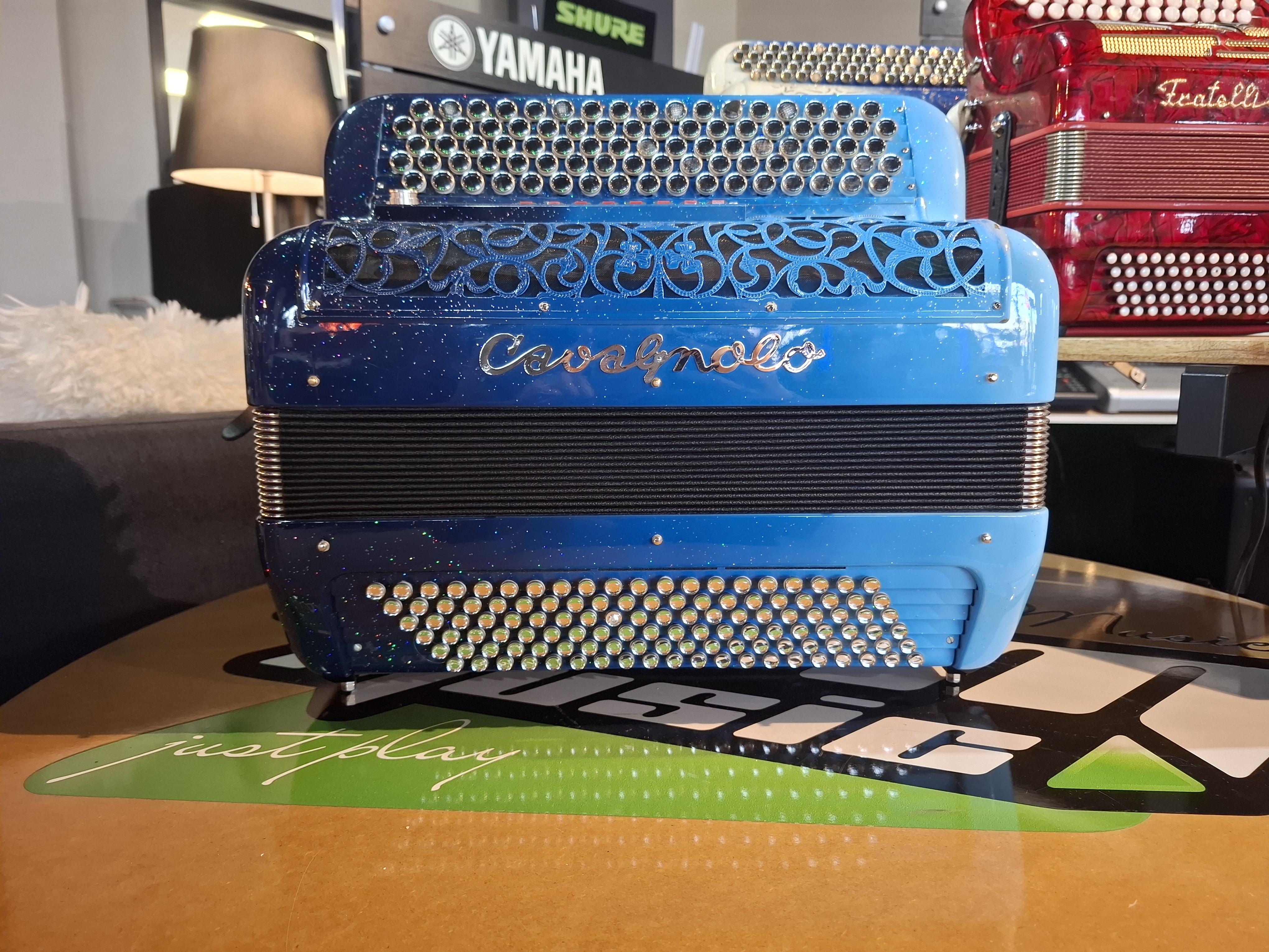 Accordéon numérique Cavagnolo Odyssée bleu dégradé