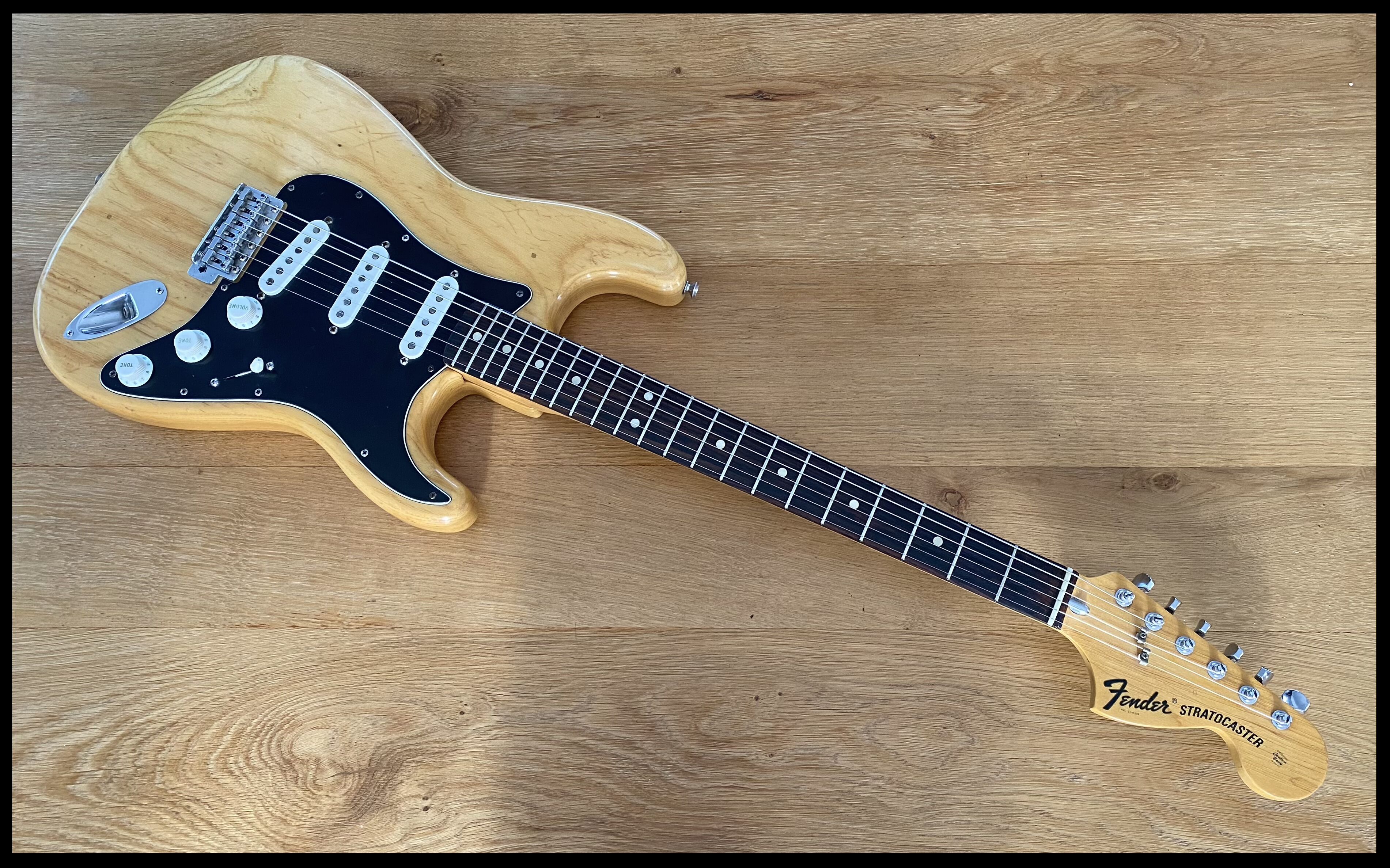 1976 Fender Stratocaster Natural Rosewood  + Case 