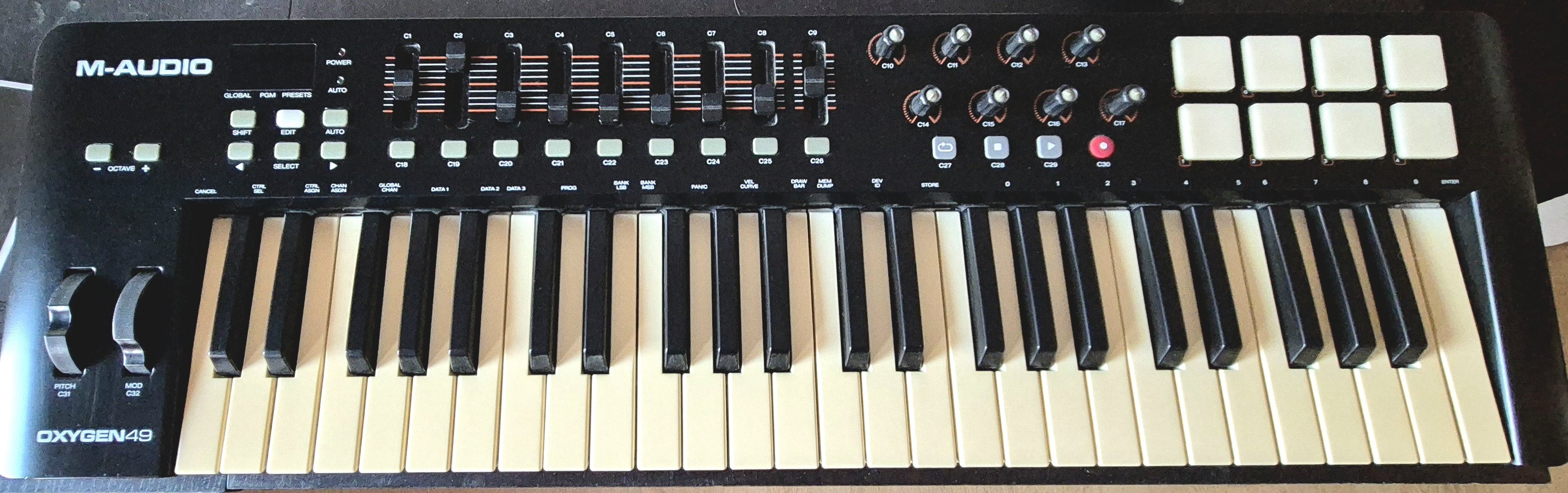 Vends clavier maître M-Audio Oxygen 49