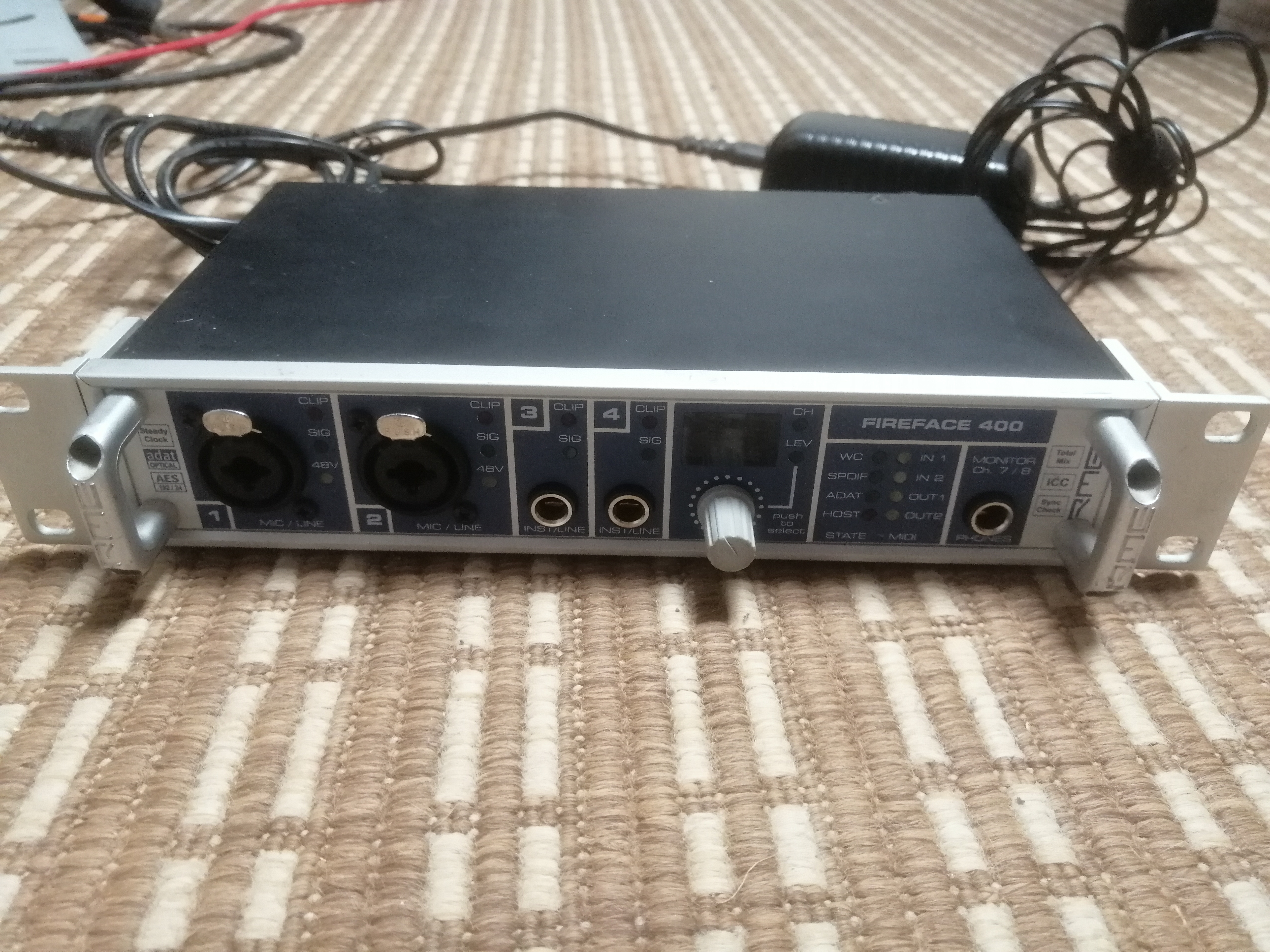 Vends carte son RME Fireface 400 (avec ou sans flight case)