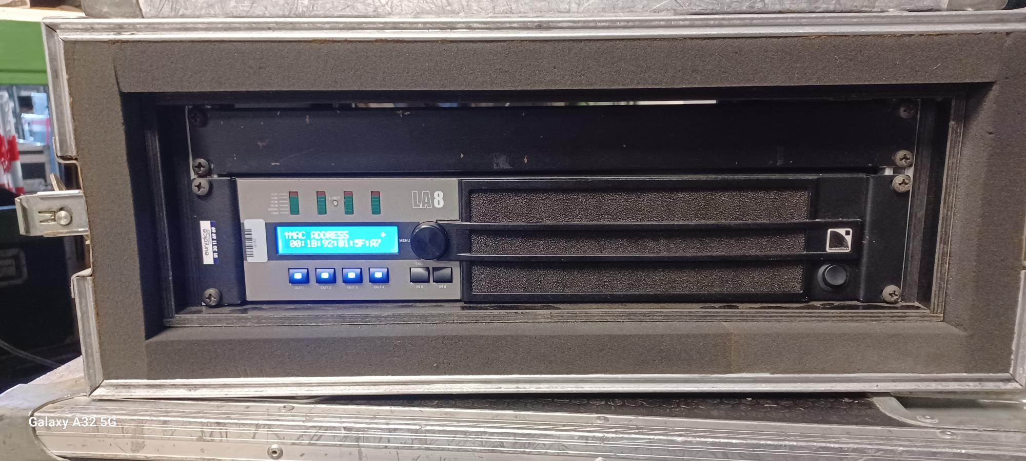 lot de 3 amplis L-Acoustics LA8 R3 avec carte AES