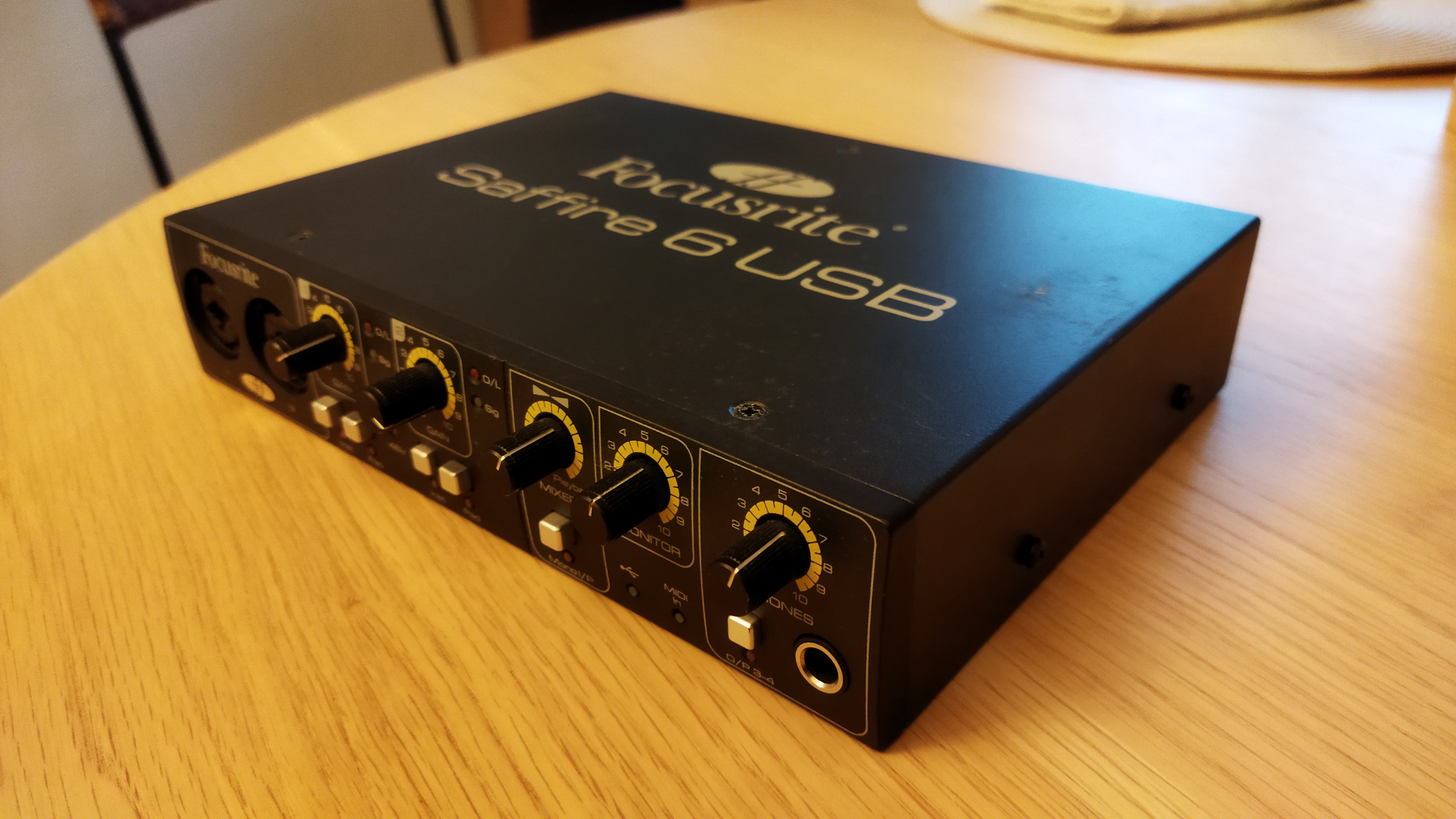 La carte son externe idéale : Focusrite Saffire 6 USB