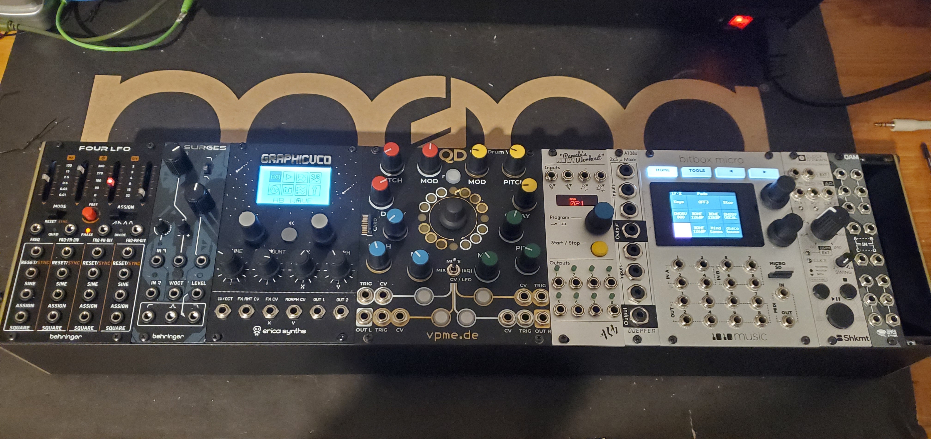 Case eurorack Make Noise Skiff 104 hp