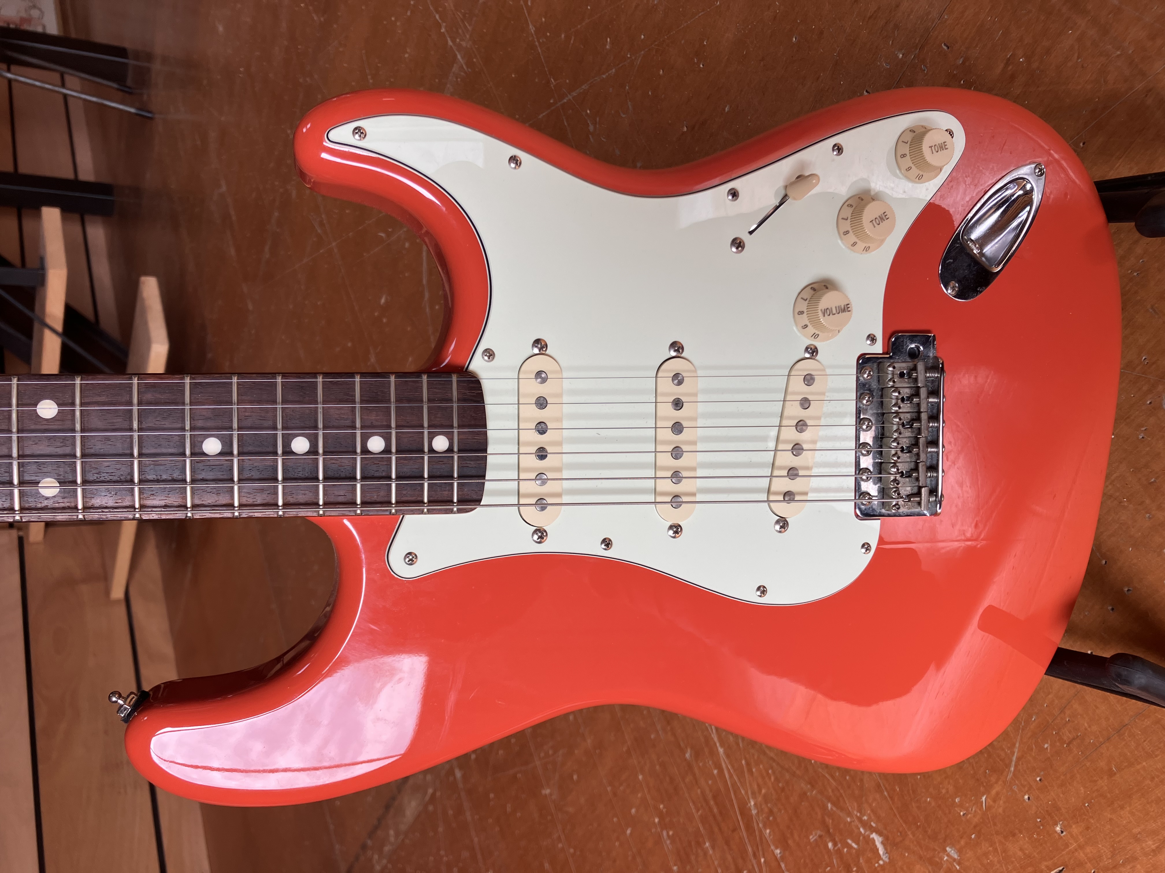 Fender ST62 fiesta red japan