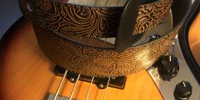 Belle Sangle large pour Guitare ou Basse électrique ou acoustique