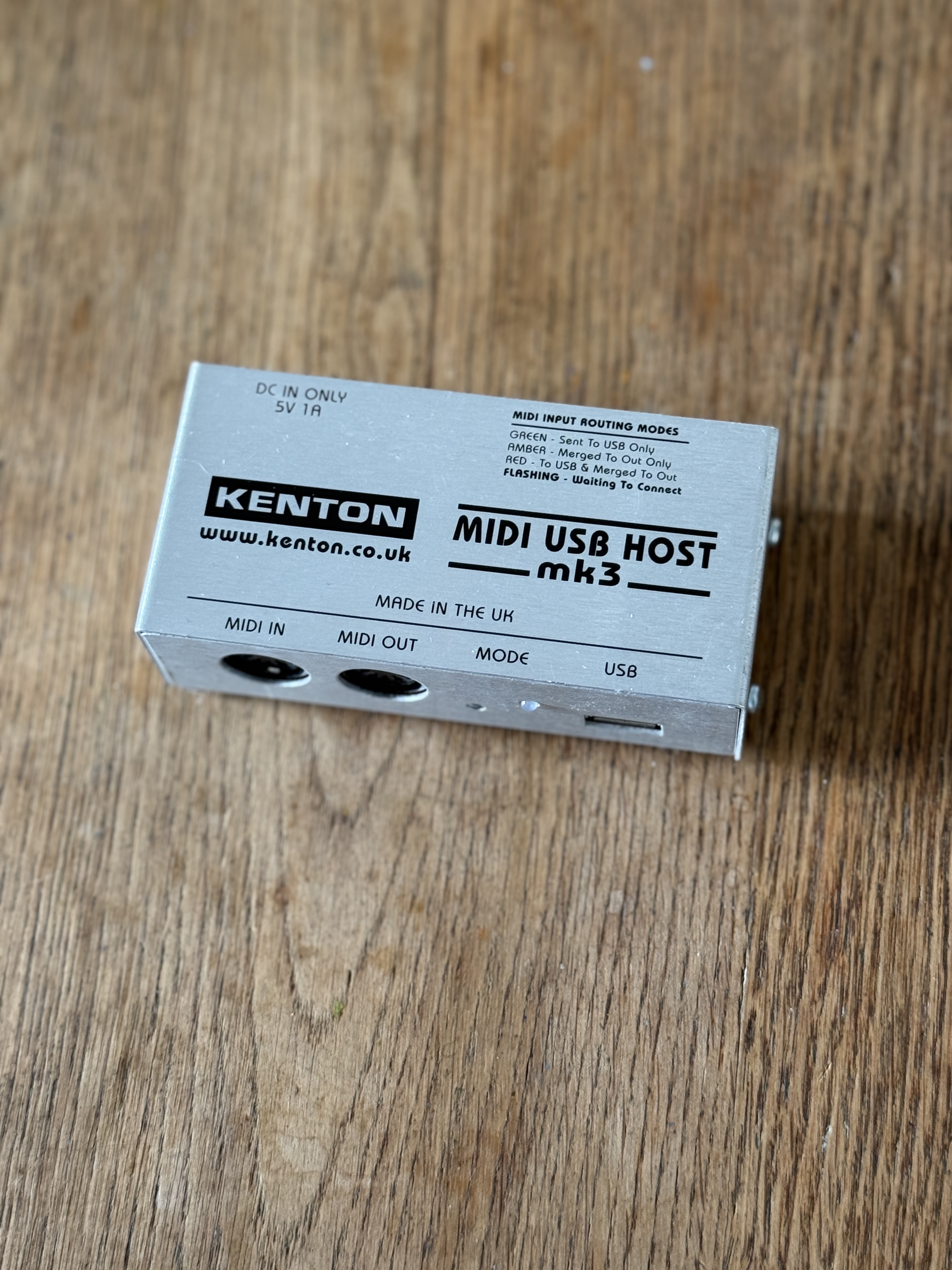 Vends kenton midi host usb mk3