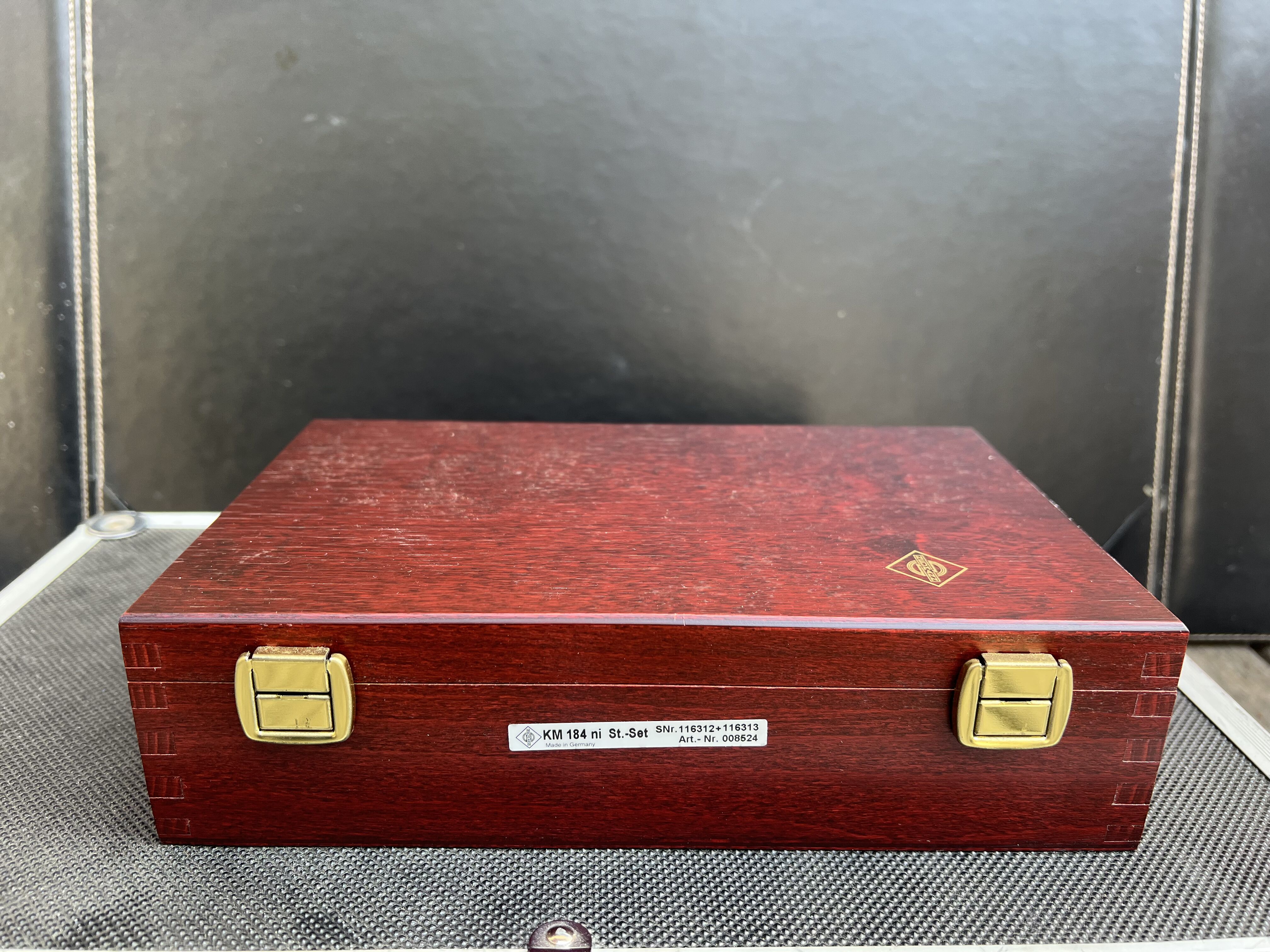 Paire appairée Neumann KM184 (numéros de série consécutifs)