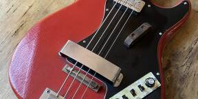 Hofner 182 Professional Bass (1962) Red Vinyl