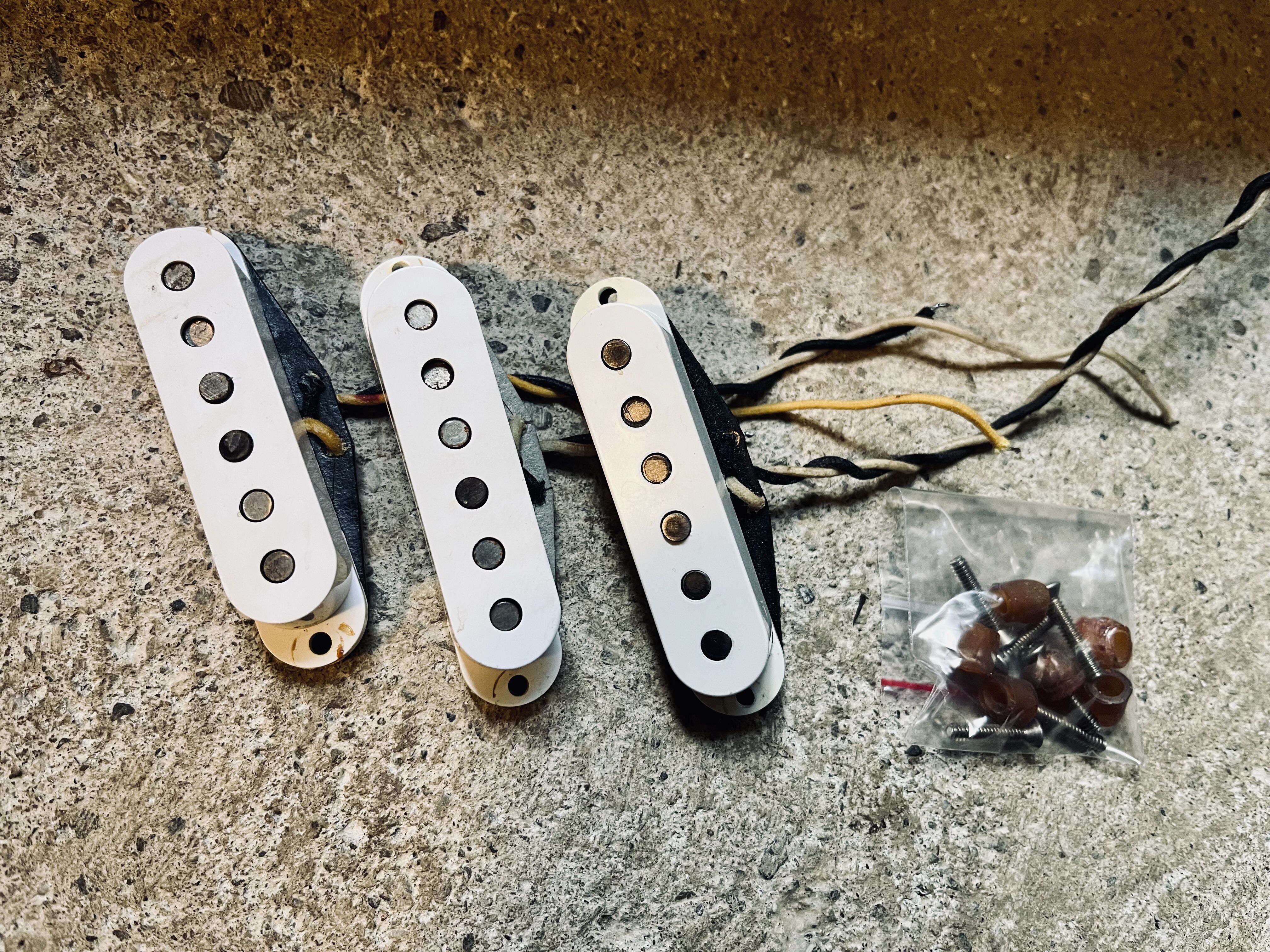 Vends set de trois micros Stratocaster Fender Custom Shop
